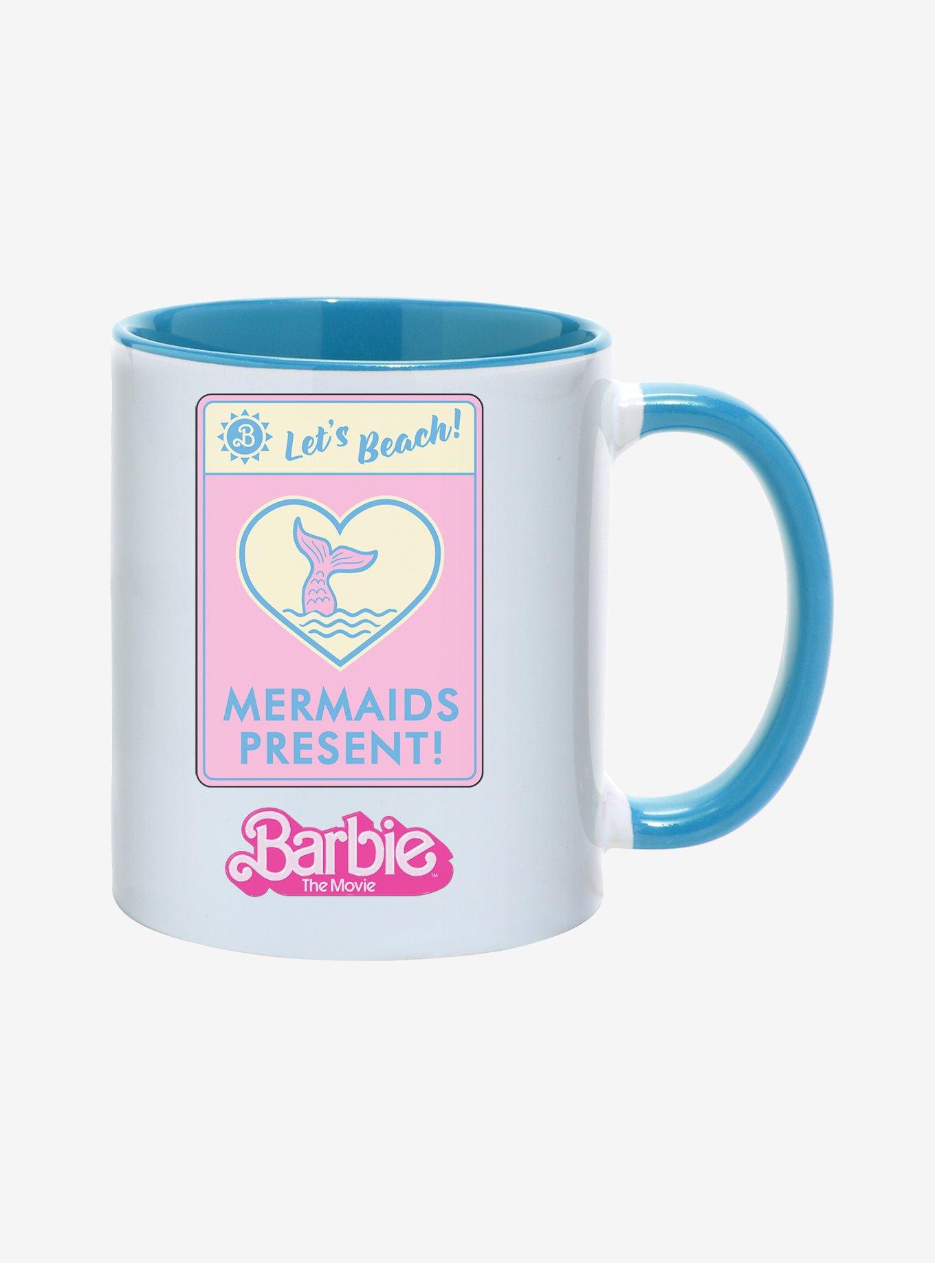 Barbie The Movie Let's Beach! 11OZ Mug, BLUE  WHITE, alternate