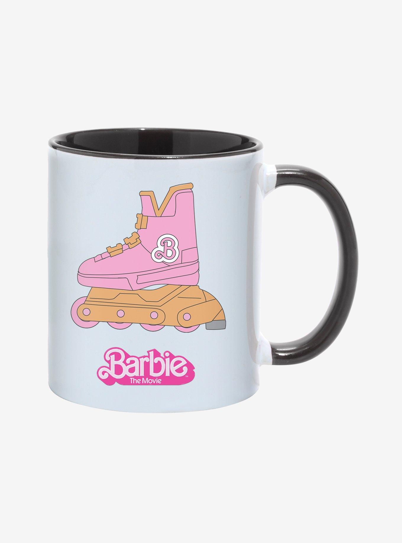 Barbie The Movie Rollerblade 11OZ Mug, BLACK  WHITE, alternate