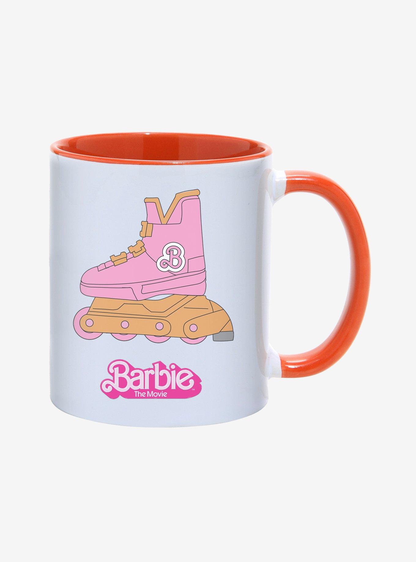 Barbie The Movie Rollerblade 11OZ Mug, ORANGE, alternate