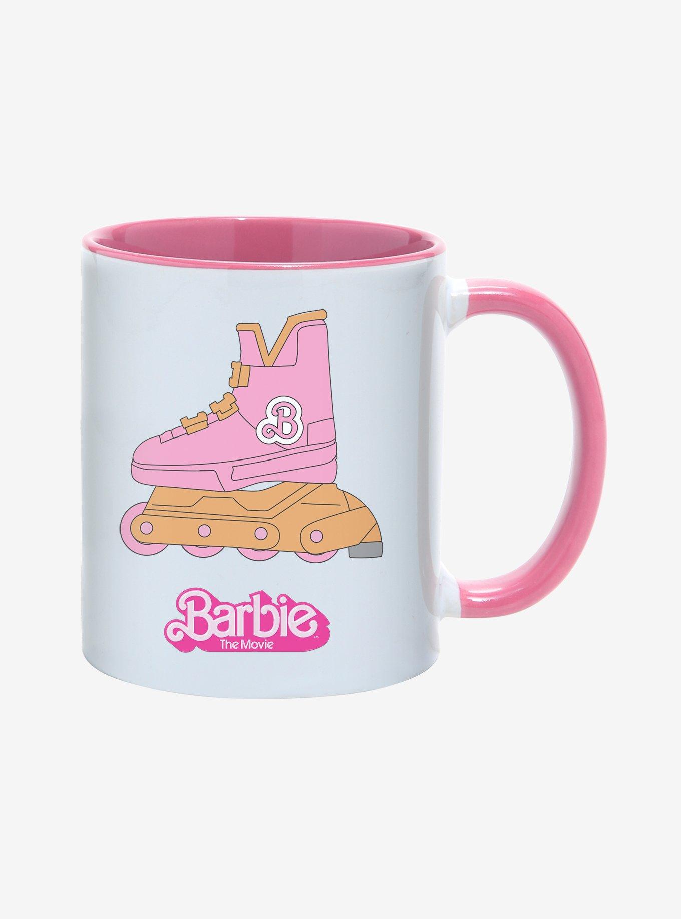 Barbie The Movie Rollerblade 11OZ Mug, PINK  WHITE, alternate