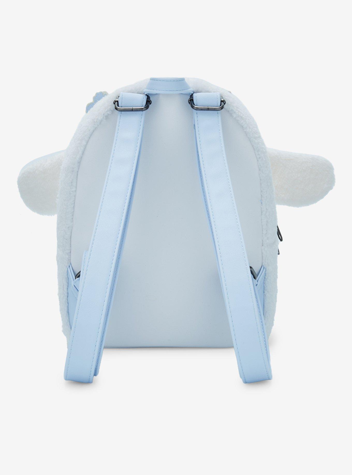 Loungefly Cinnamoroll Flower Crown Fuzzy Mini Backpack, , alternate