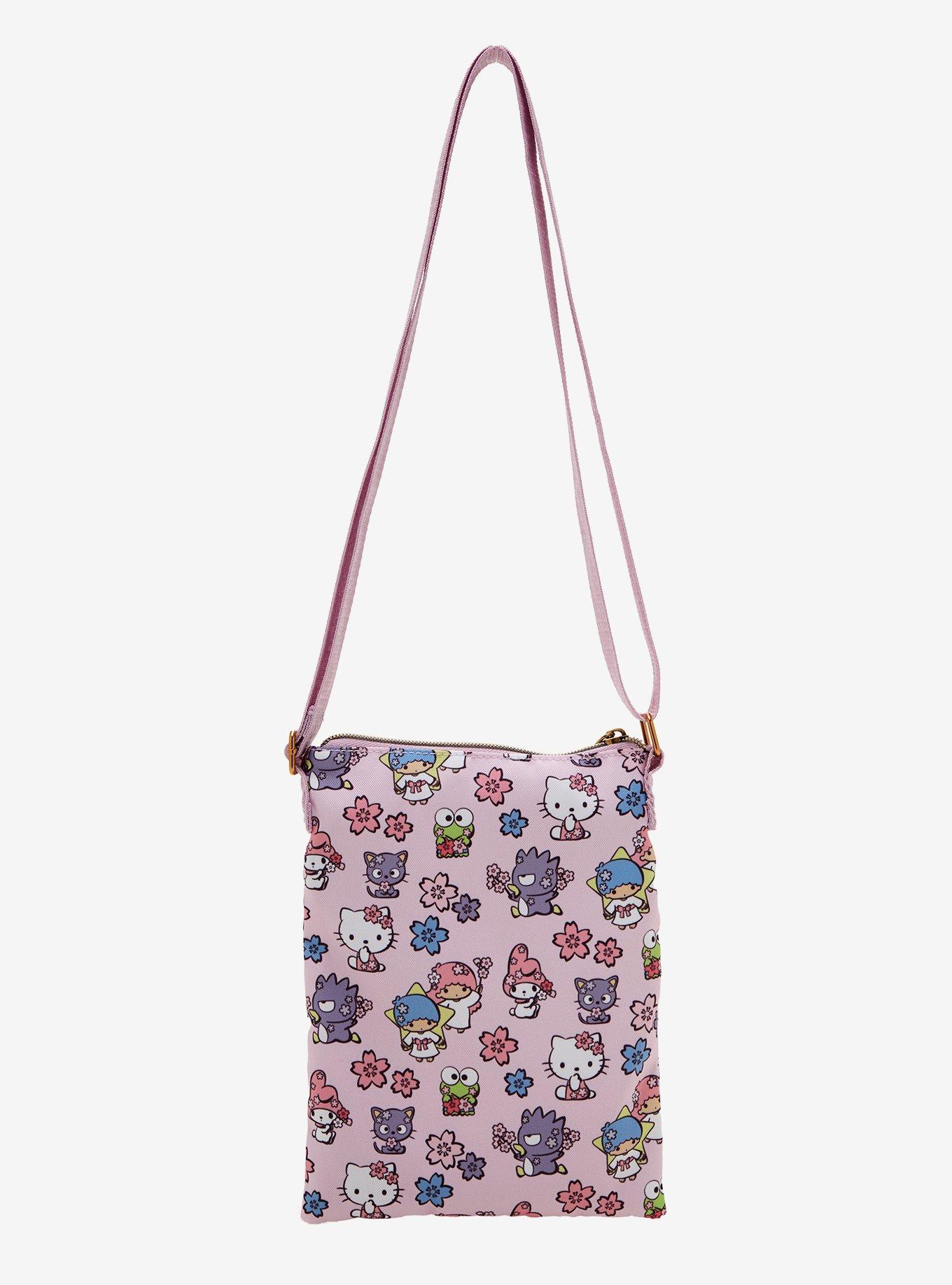 Loungefly Hello Kitty And Friends Cherry Blossom Passport Crossbody Bag, , hi-res