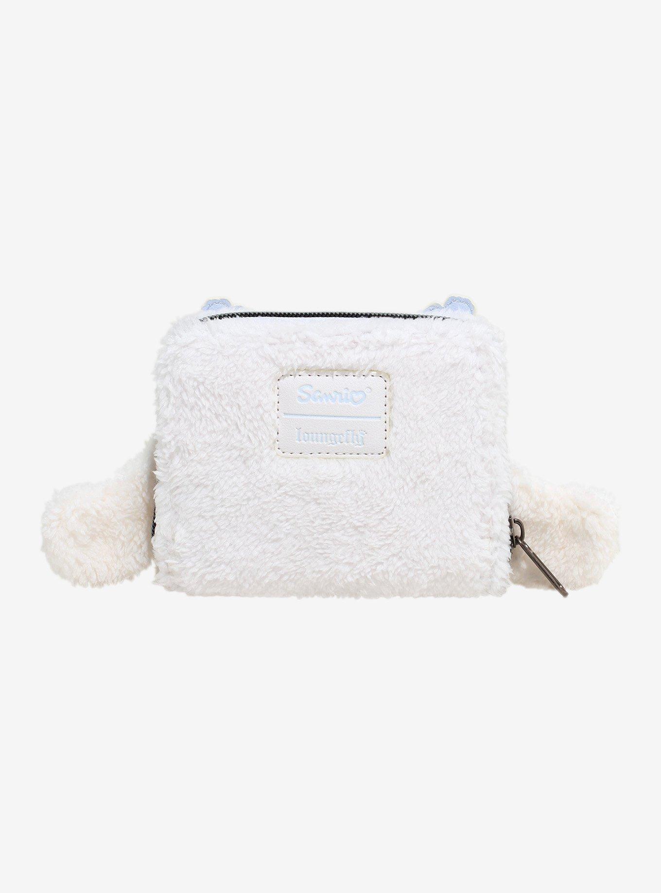 Loungefly Cinnamoroll Flower Crown Fuzzy Mini Wallet