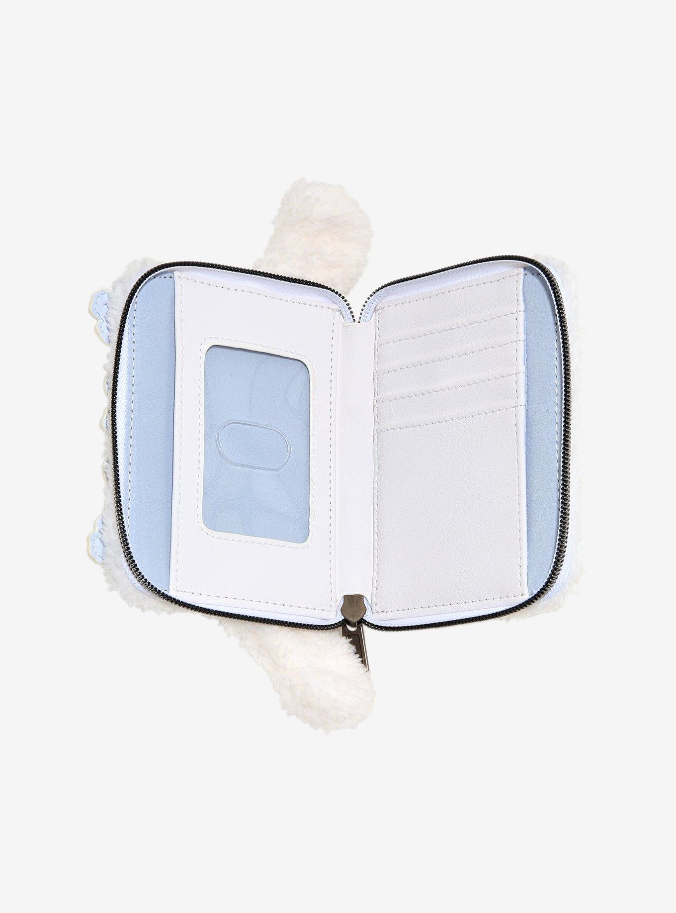 Loungefly Cinnamoroll Flower Crown Fuzzy Mini Wallet, , alternate