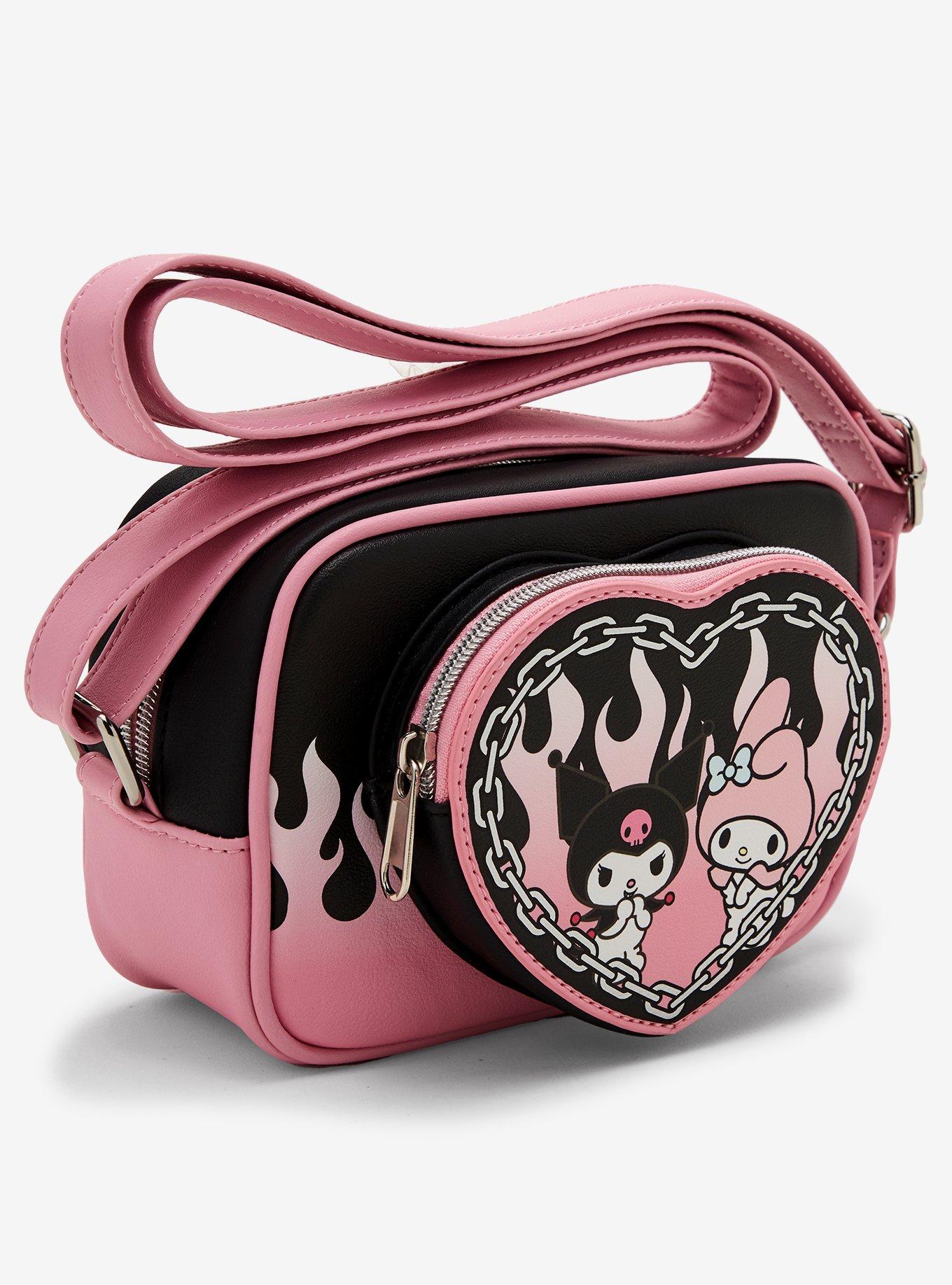 Loungefly My Melody & Kuromi Flame Crossbody Bag