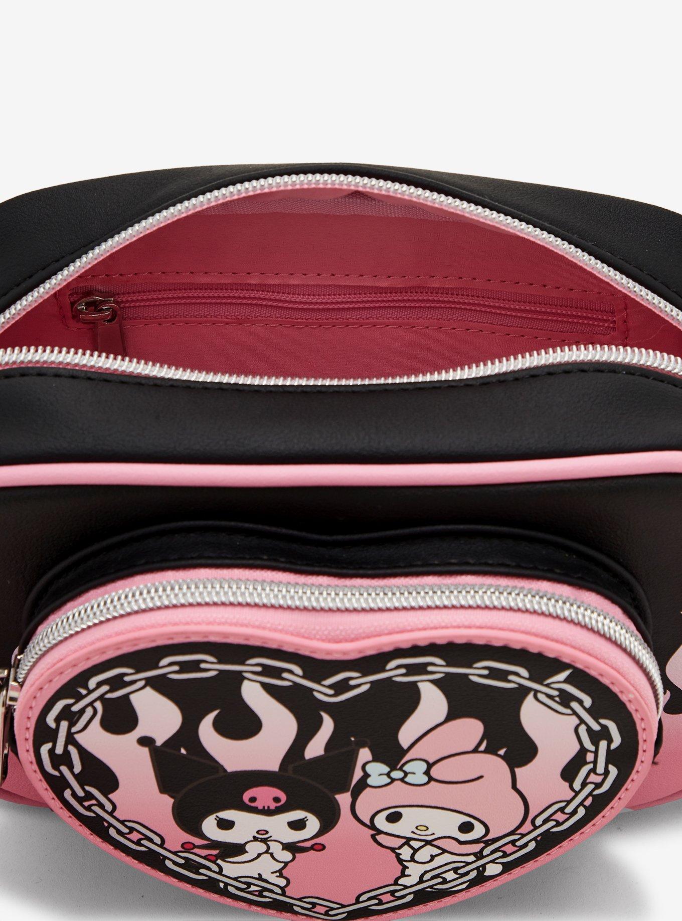 Loungefly My Melody & Kuromi Flame Crossbody Bag, , alternate