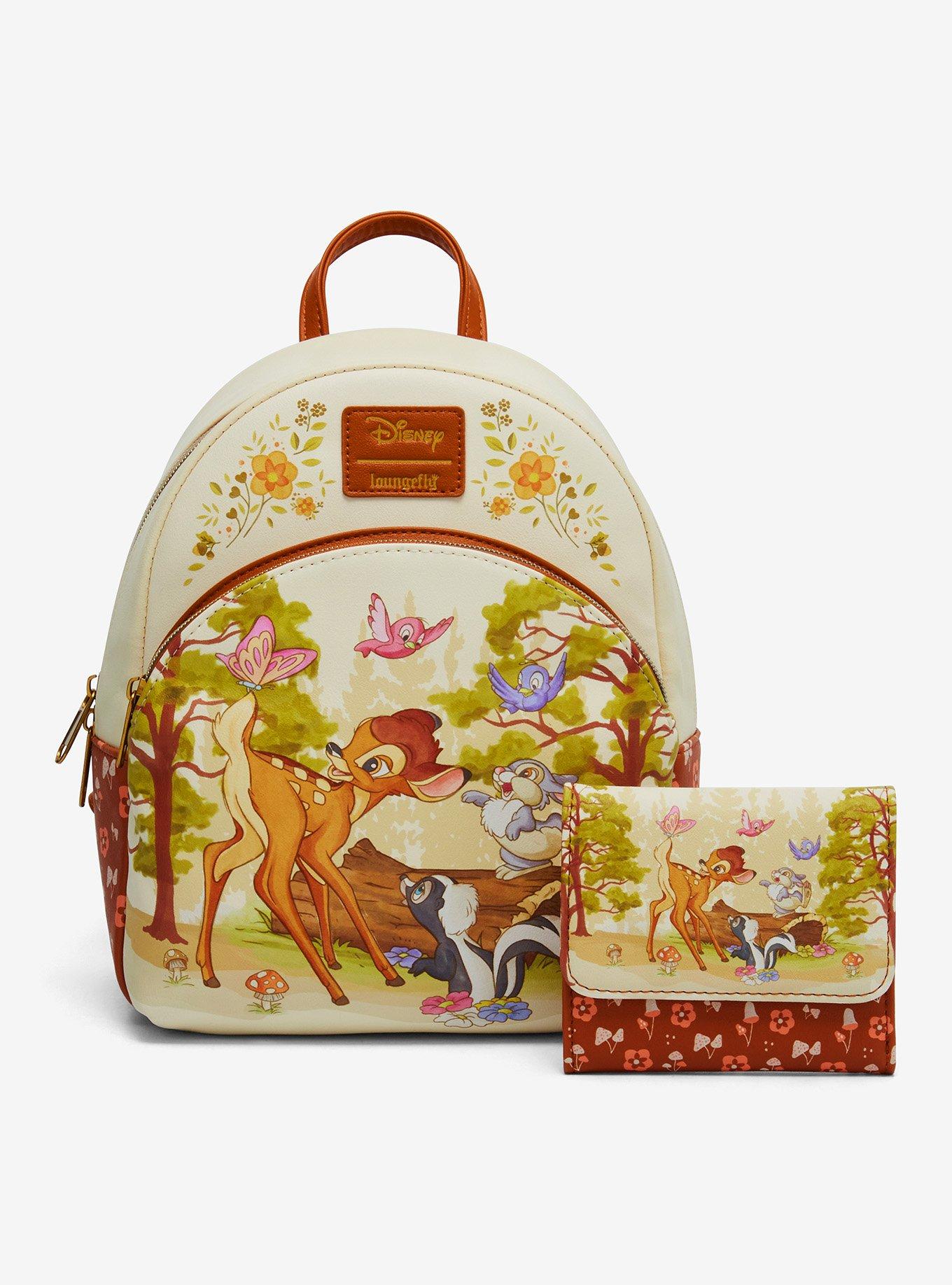 Loungefly Disney Bambi Forest Scene Mini Backpack Hot Topic Exclusive, , alternate