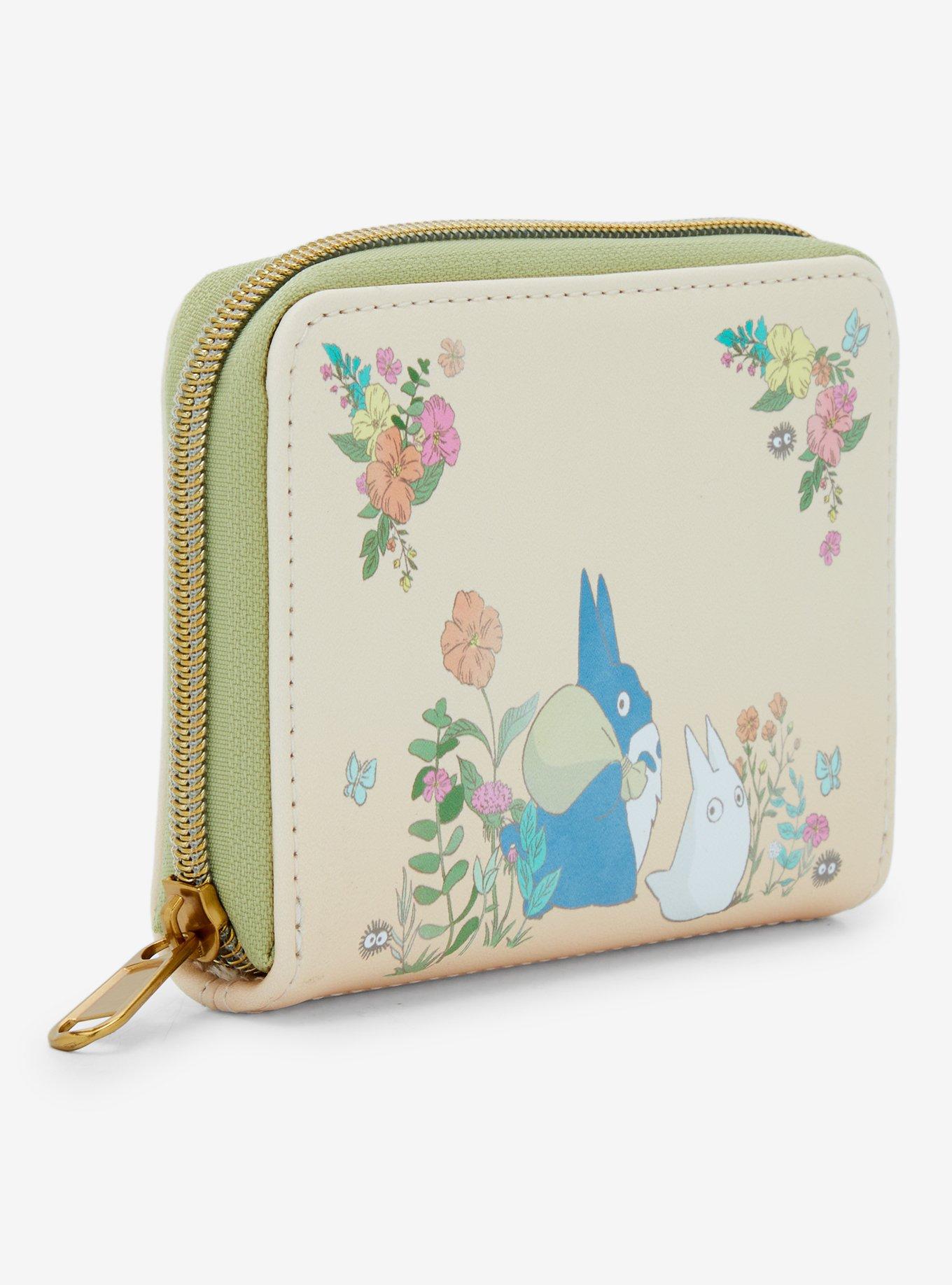 Loungefly Studio Ghibli® My Neighbor Totoro Flowers Totoros Mini Zipper Wallet, , hi-res