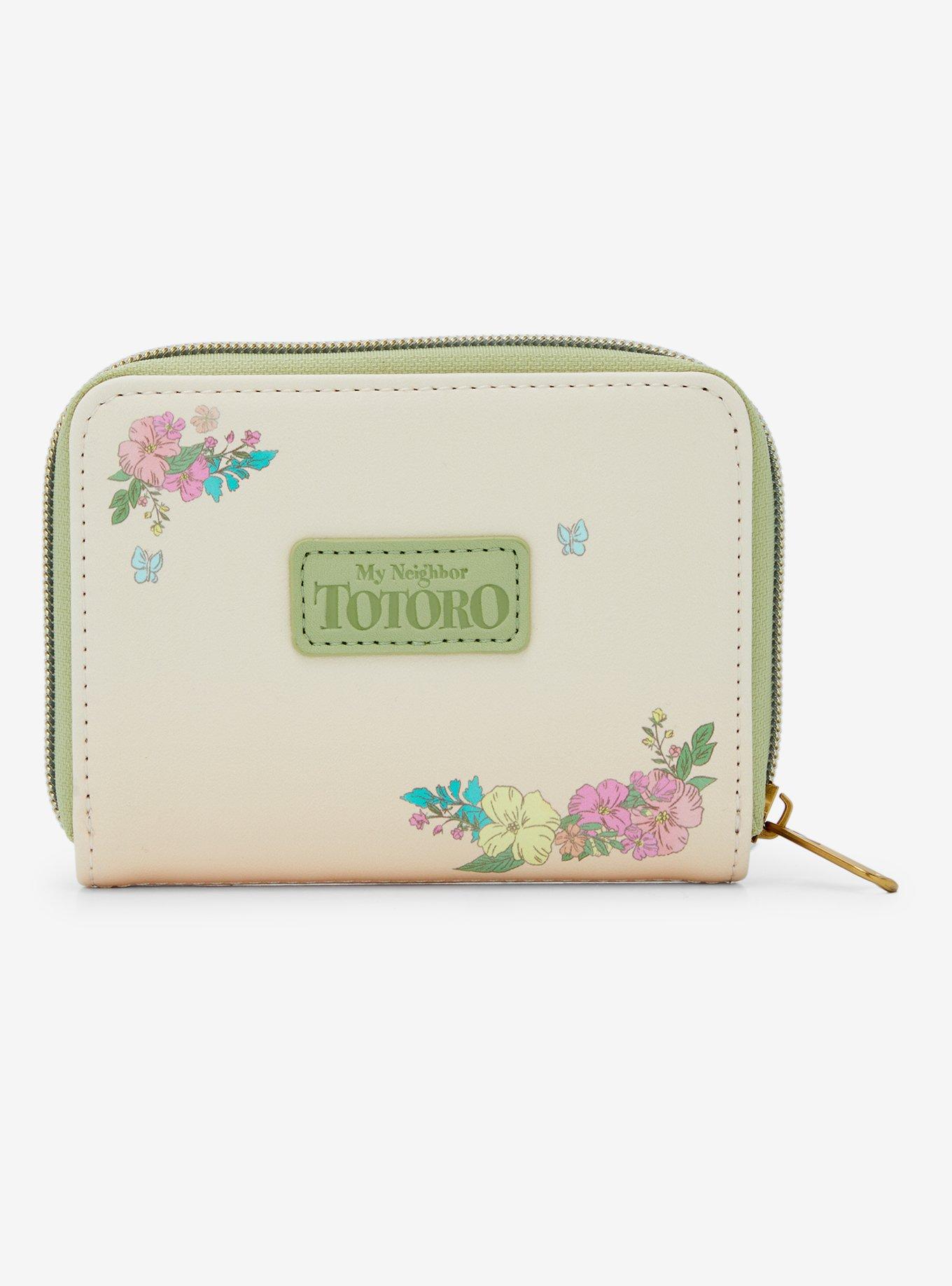 Loungefly Studio Ghibli® My Neighbor Totoro Flowers Totoros Mini Zipper Wallet