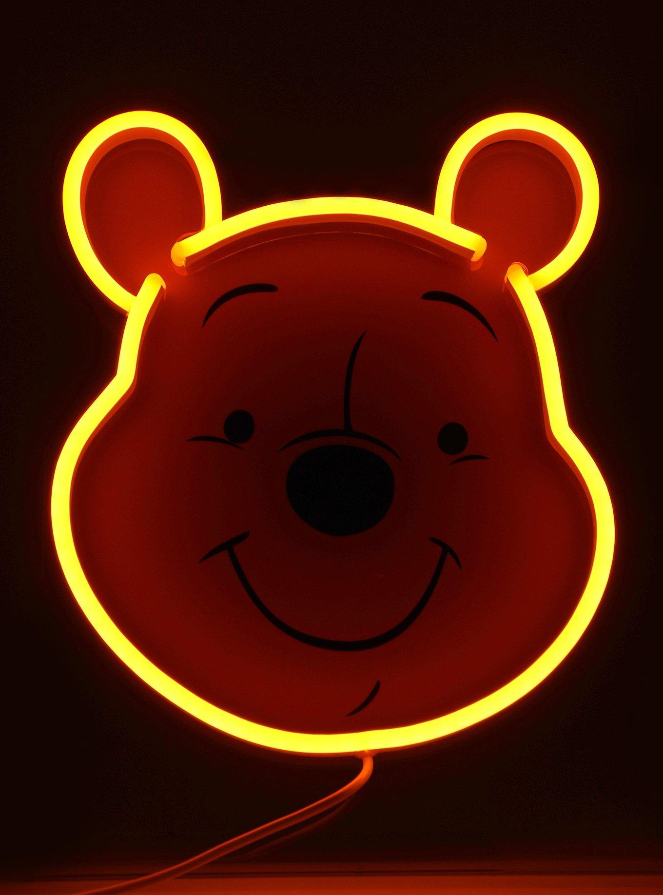 Disney Winnie The Pooh Face LED Neon Light, , alternate