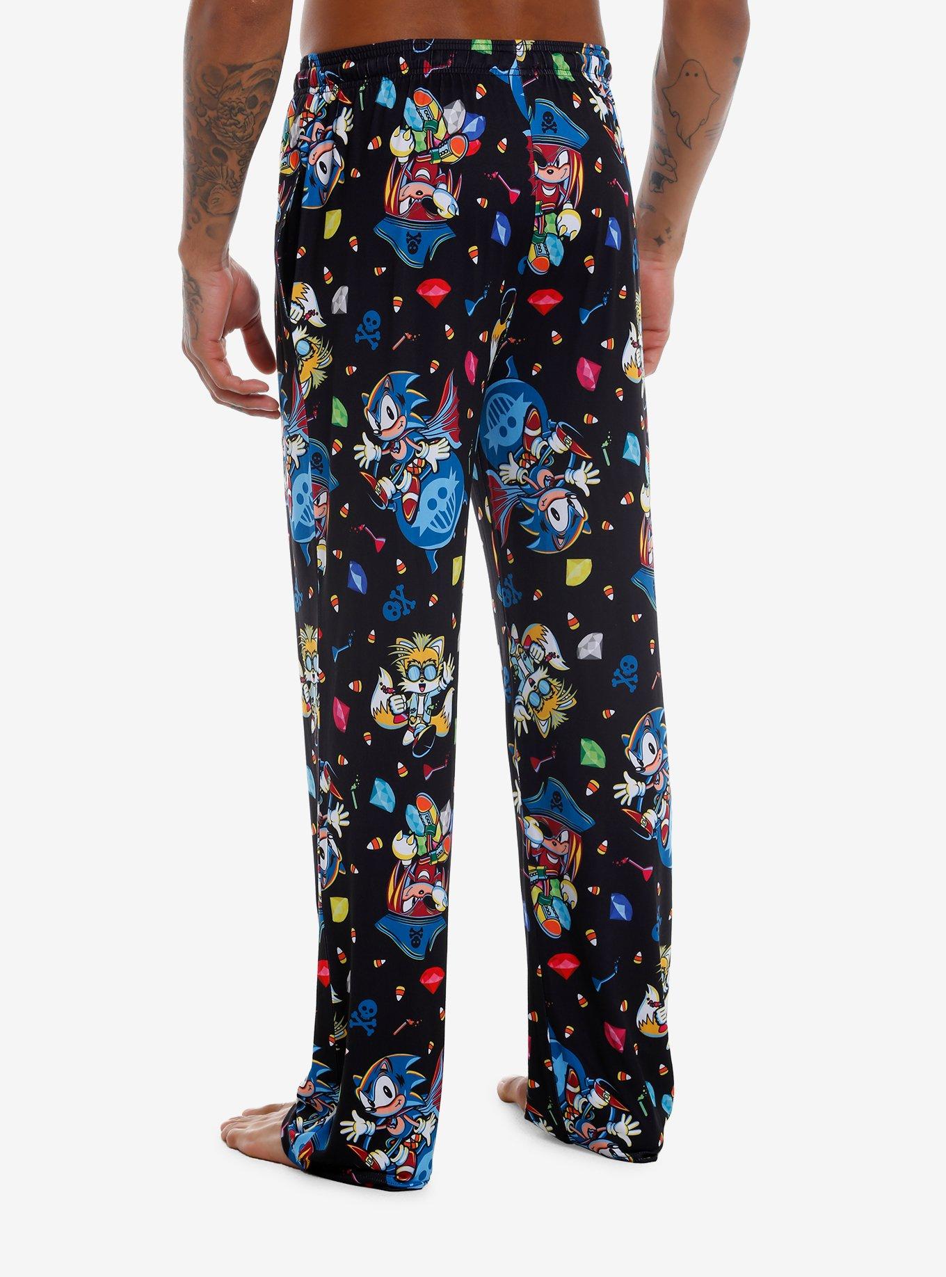 Sonic The Hedgehog Halloween Costume Pajama Pants, , hi-res