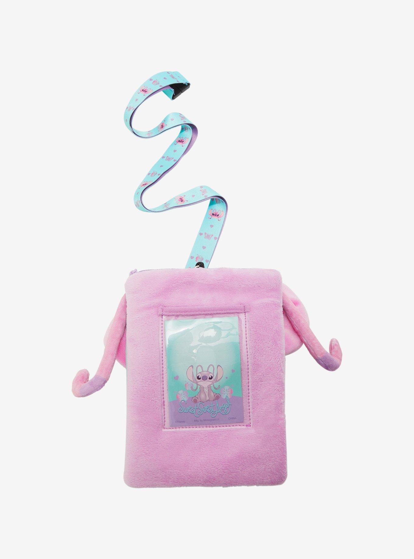Disney Angel Plush Lanyard With Cardholder, , alternate