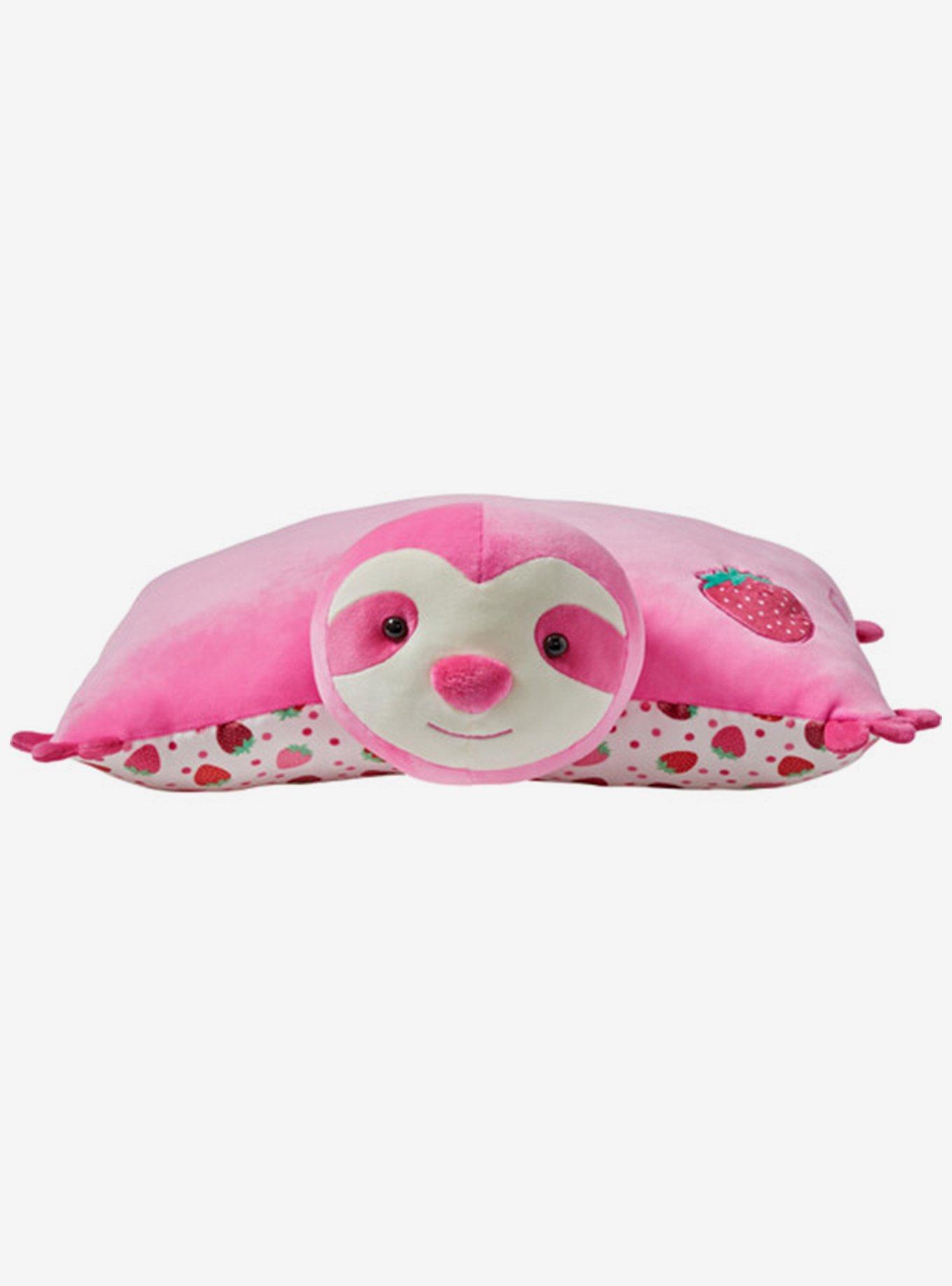 Sweet Scented Strawberry Sloth Pillow Pet Puff, , hi-res