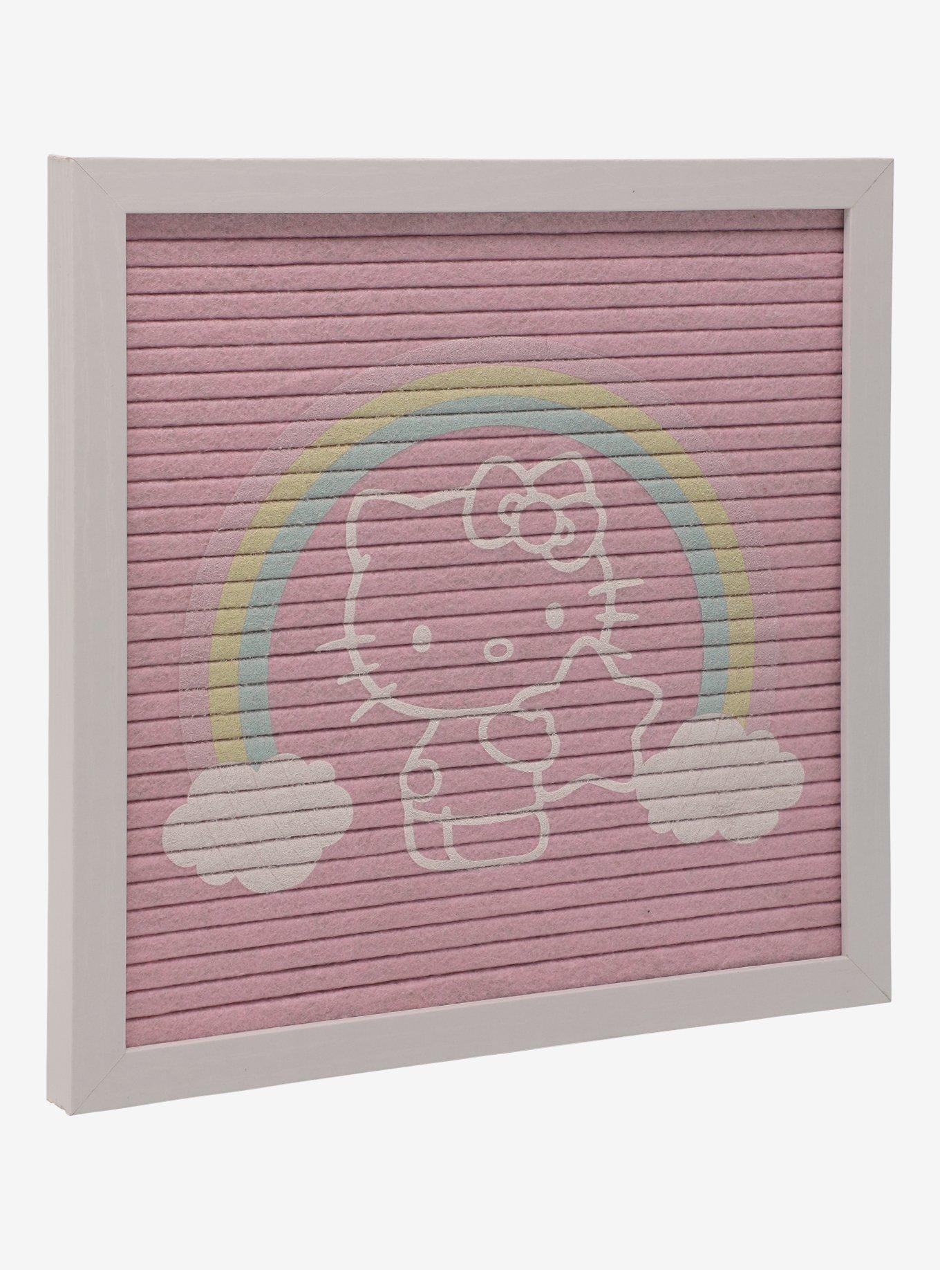 Hello Kitty Pink Felt Message Pin Board, , alternate