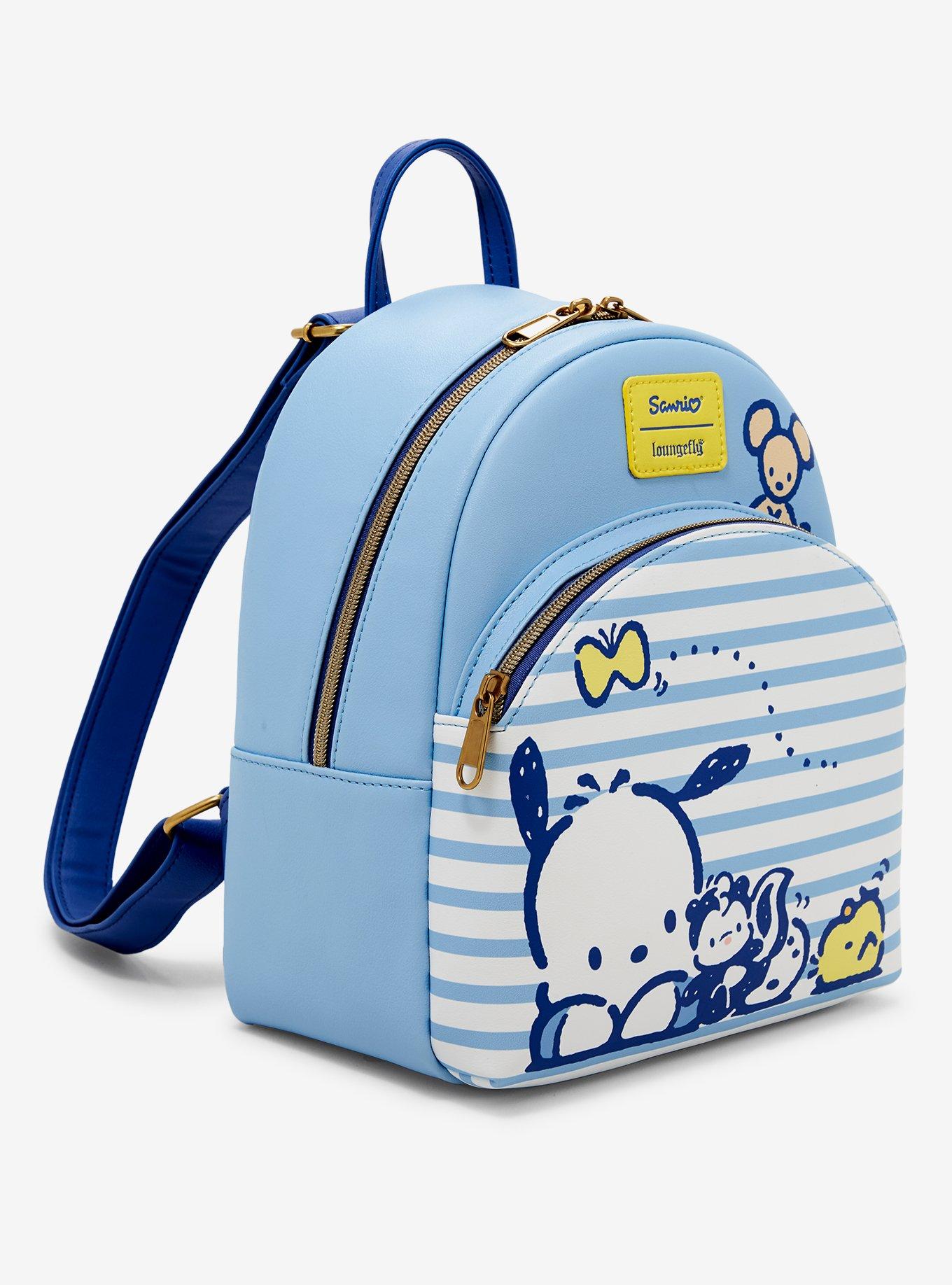 Loungefly Pochacco & Friends Stripe Mini Backpack