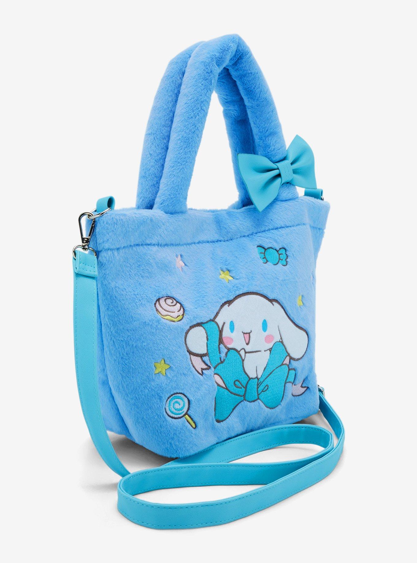 Cinnamoroll Baby Blue Fuzzy Crossbody Bag, , alternate