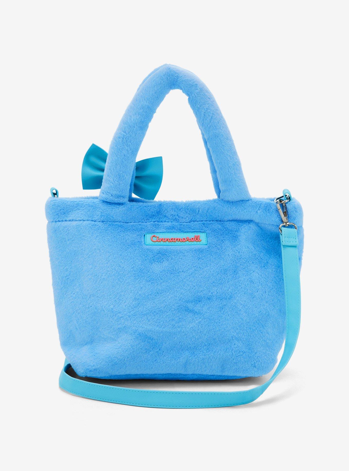 Cinnamoroll Baby Blue Fuzzy Crossbody Bag, , alternate
