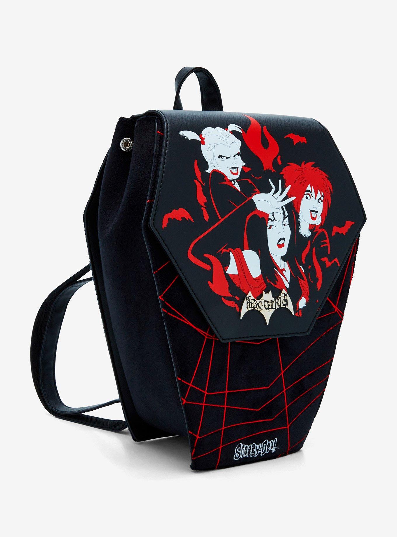 Scooby-Doo! The Hex Girls Coffin Mini Backpack Hot Topic Exclusive, , hi-res