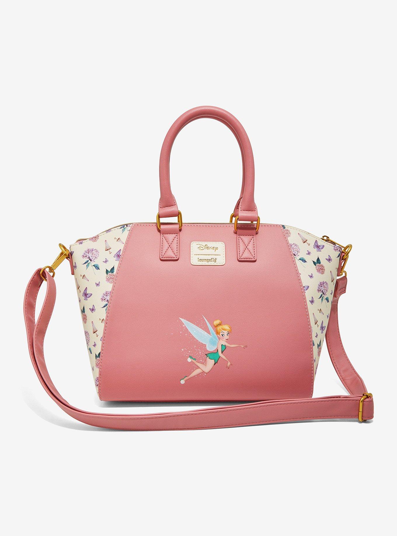 Loungefly Disney Tinker Bell Flower Nap Satchel Bag Hot Topic Exclusive, , alternate