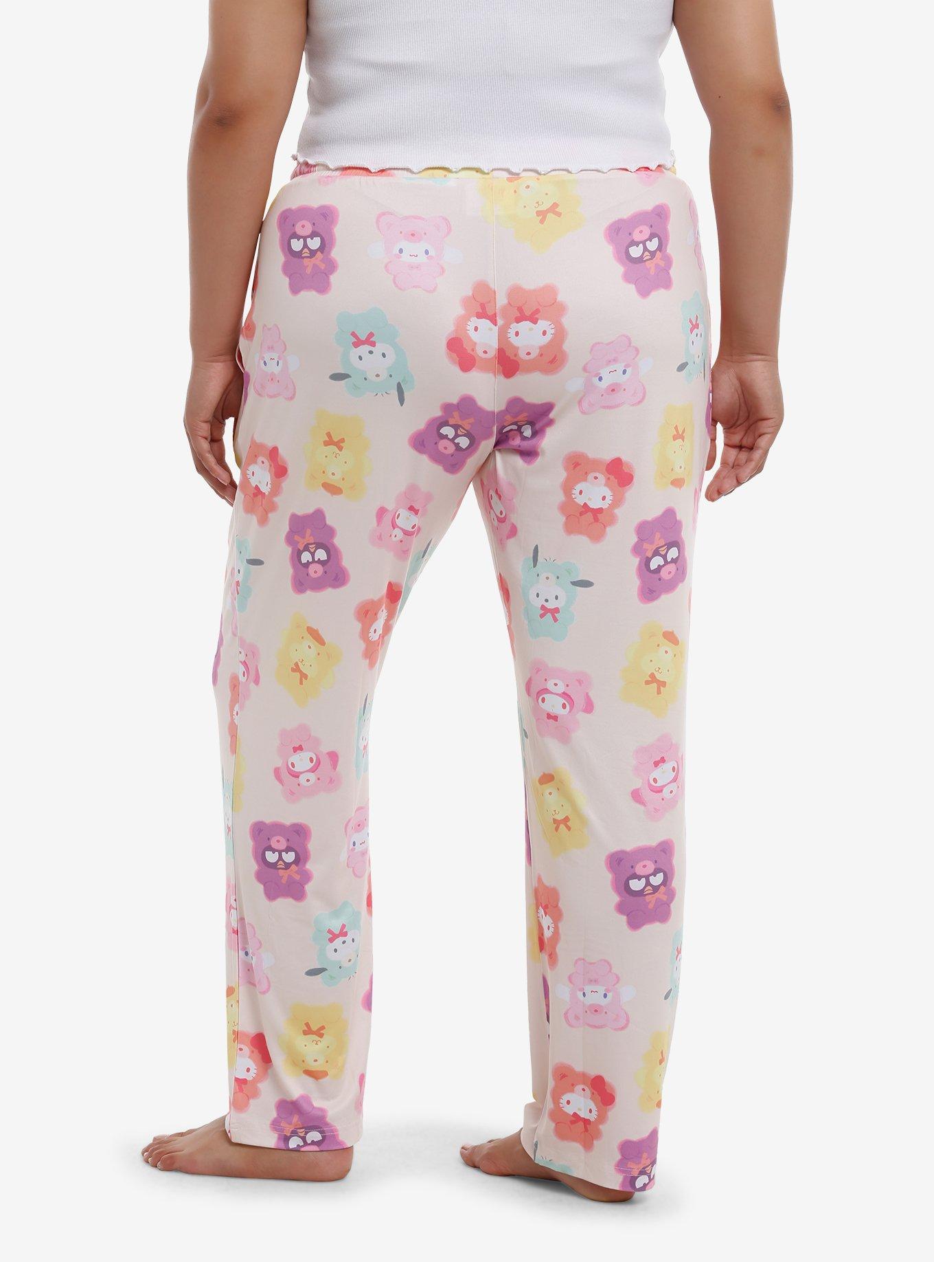 Hello Kitty And Friends Teddy Bear Costume Pajama Pants Plus