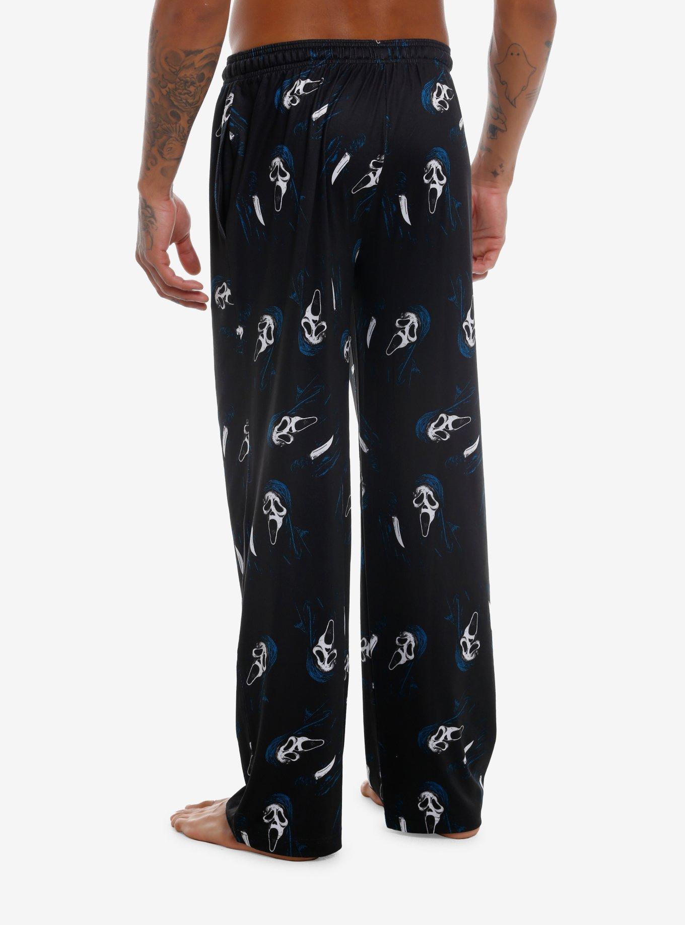 Scream Ghost Face Knife Pajama Pants