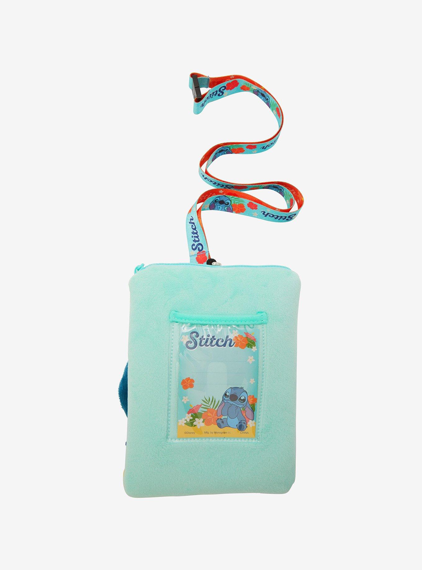 Disney Stitch Plush Lanyard With Cardholder, , hi-res