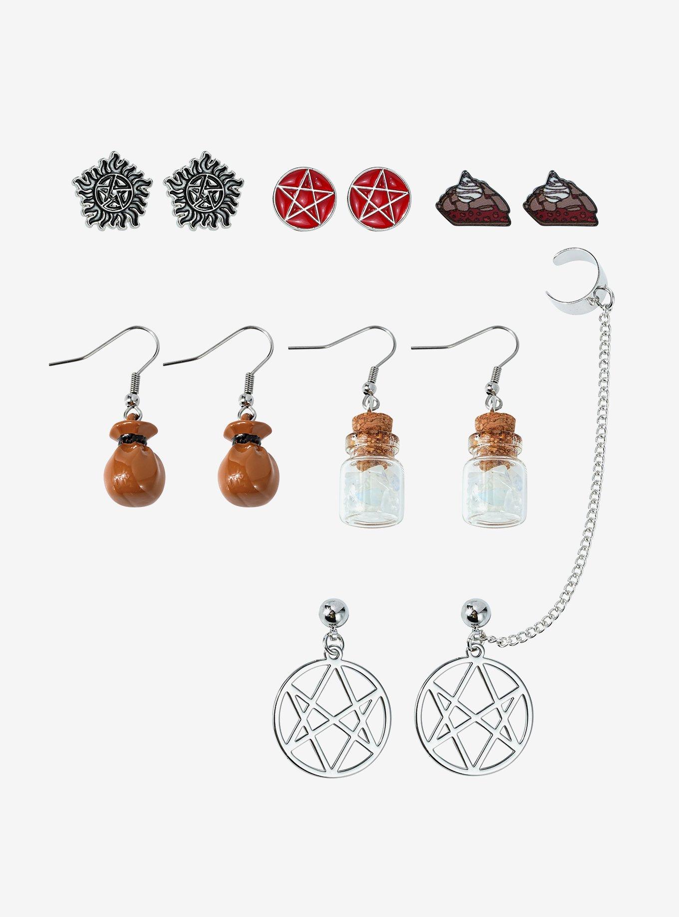 Supernatural Icons Earrings Set