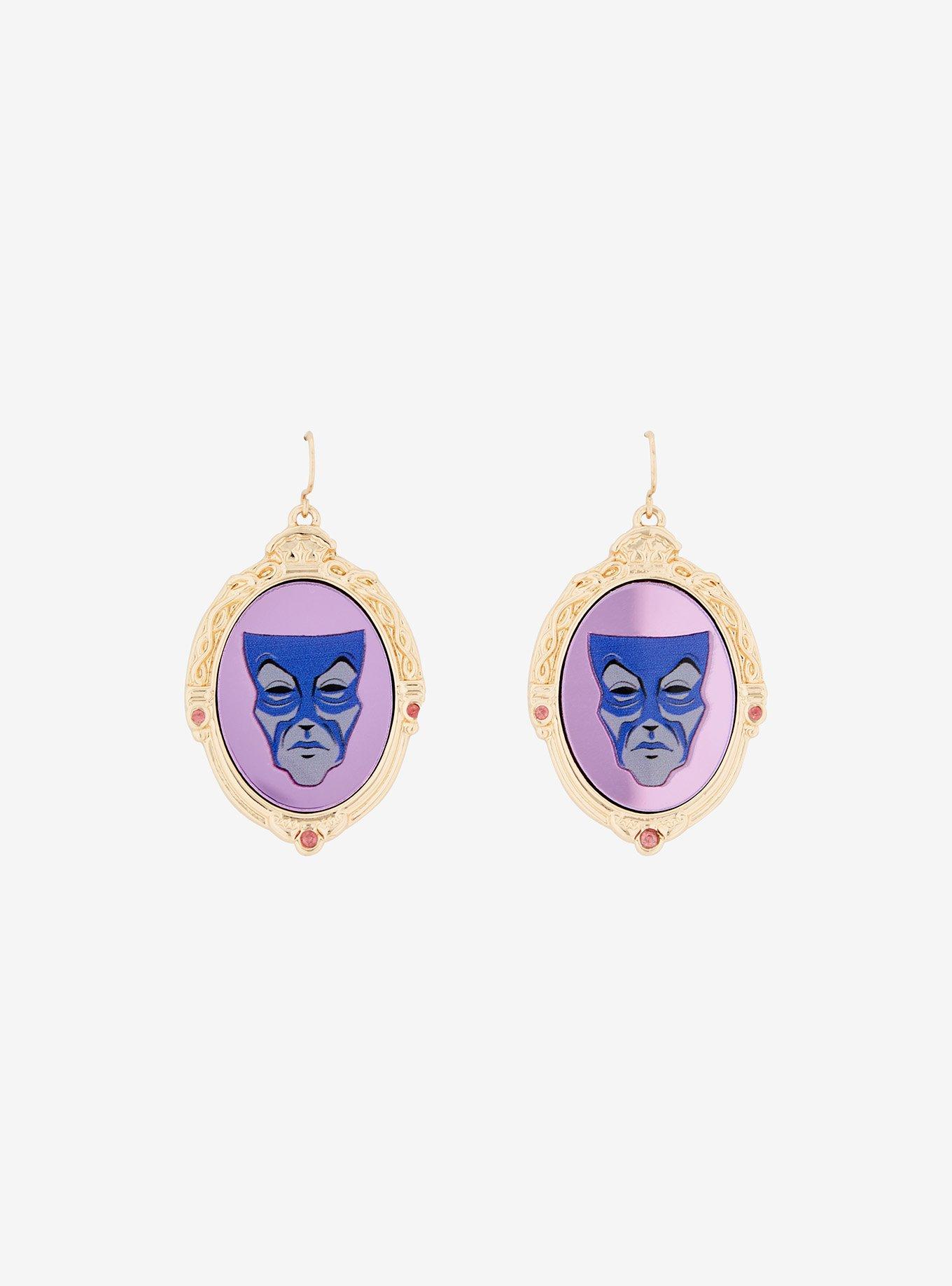 Disney Villains Evil Queen Magic Mirror Earrings, , hi-res