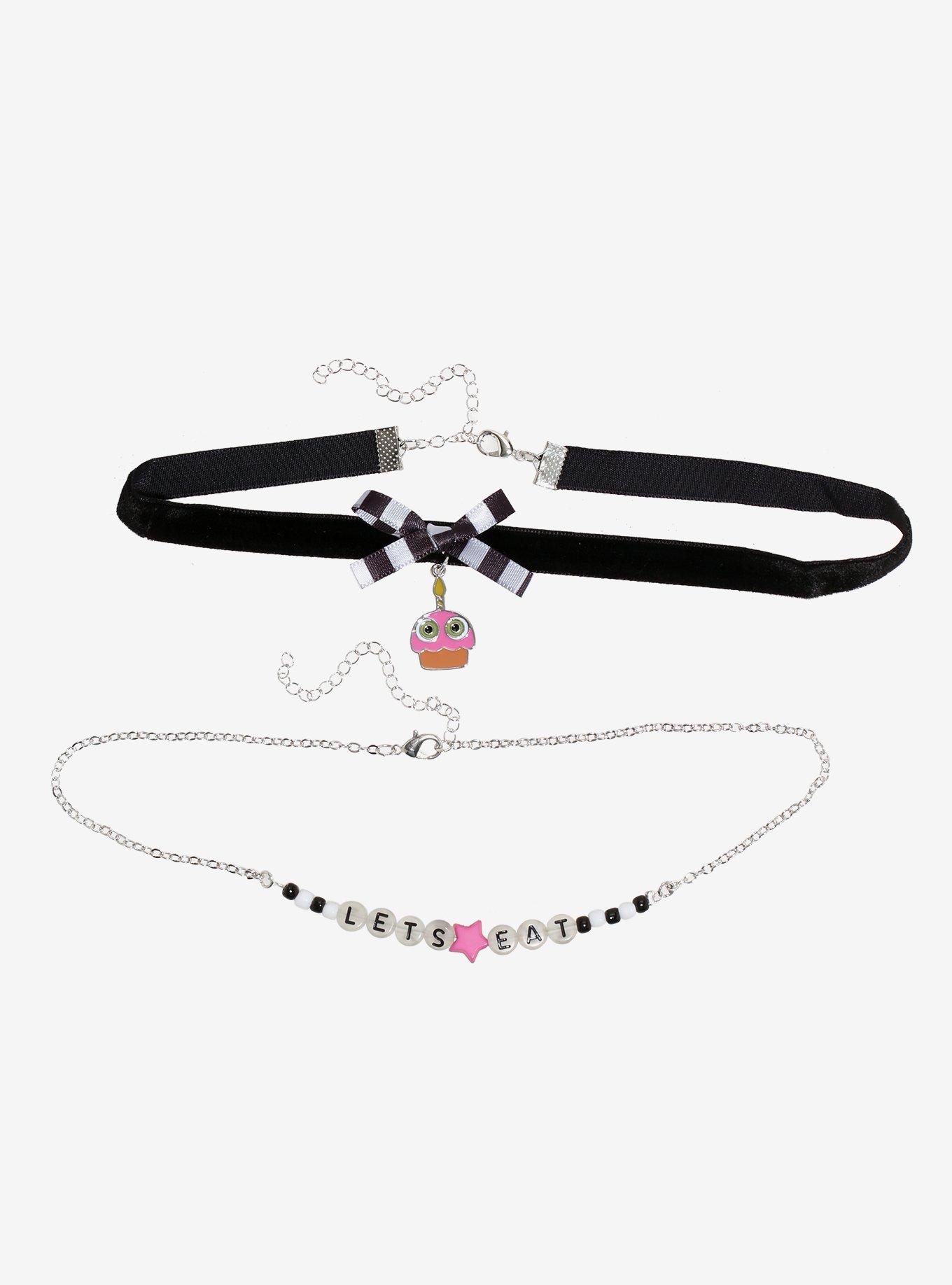 Five Nights At Freddy's Carl The Cupcake Glow-In-The-Dark Necklace Set, , alternate
