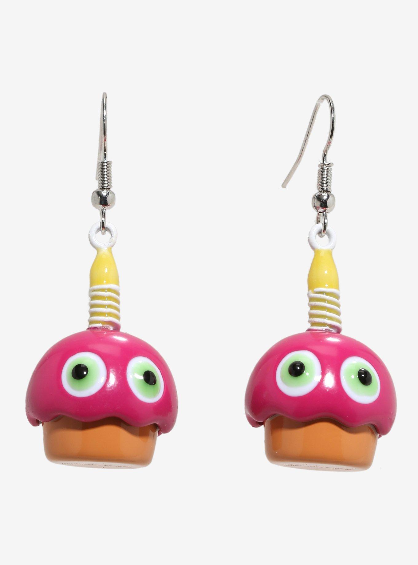 Five Nights At Freddy's Carl The Cupcake Figural Earrings, , alternate