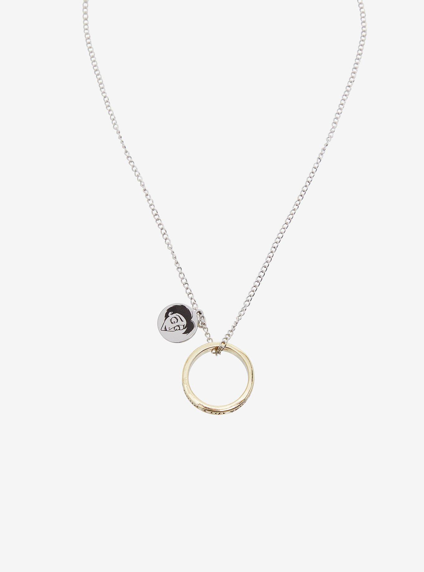 Corpse Bride Victor & Emily Ring Best Friend Necklace Set, , alternate