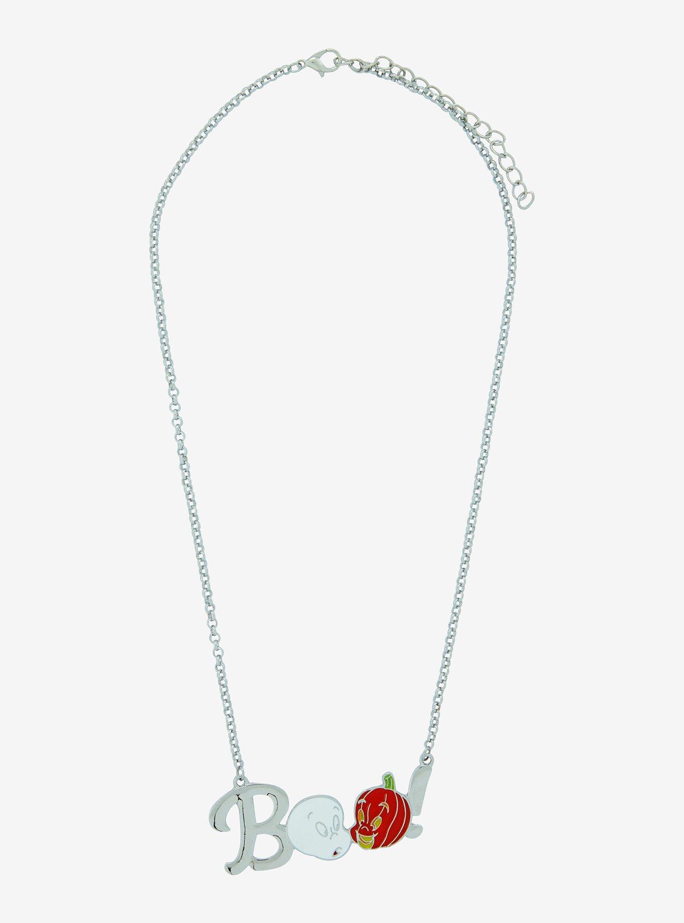 Casper The Friendly Ghost Boo Necklace, , alternate