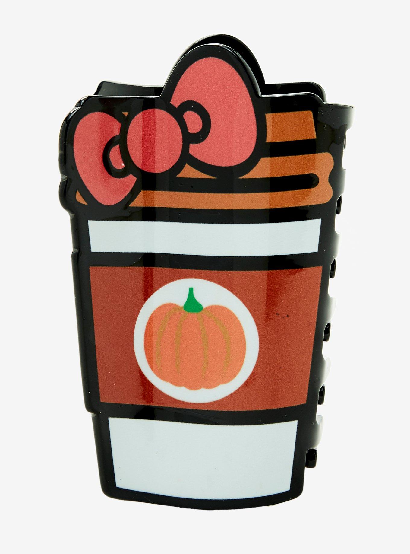 Hello Kitty Pumpkin Spice Latte Claw Hair Clip, , alternate
