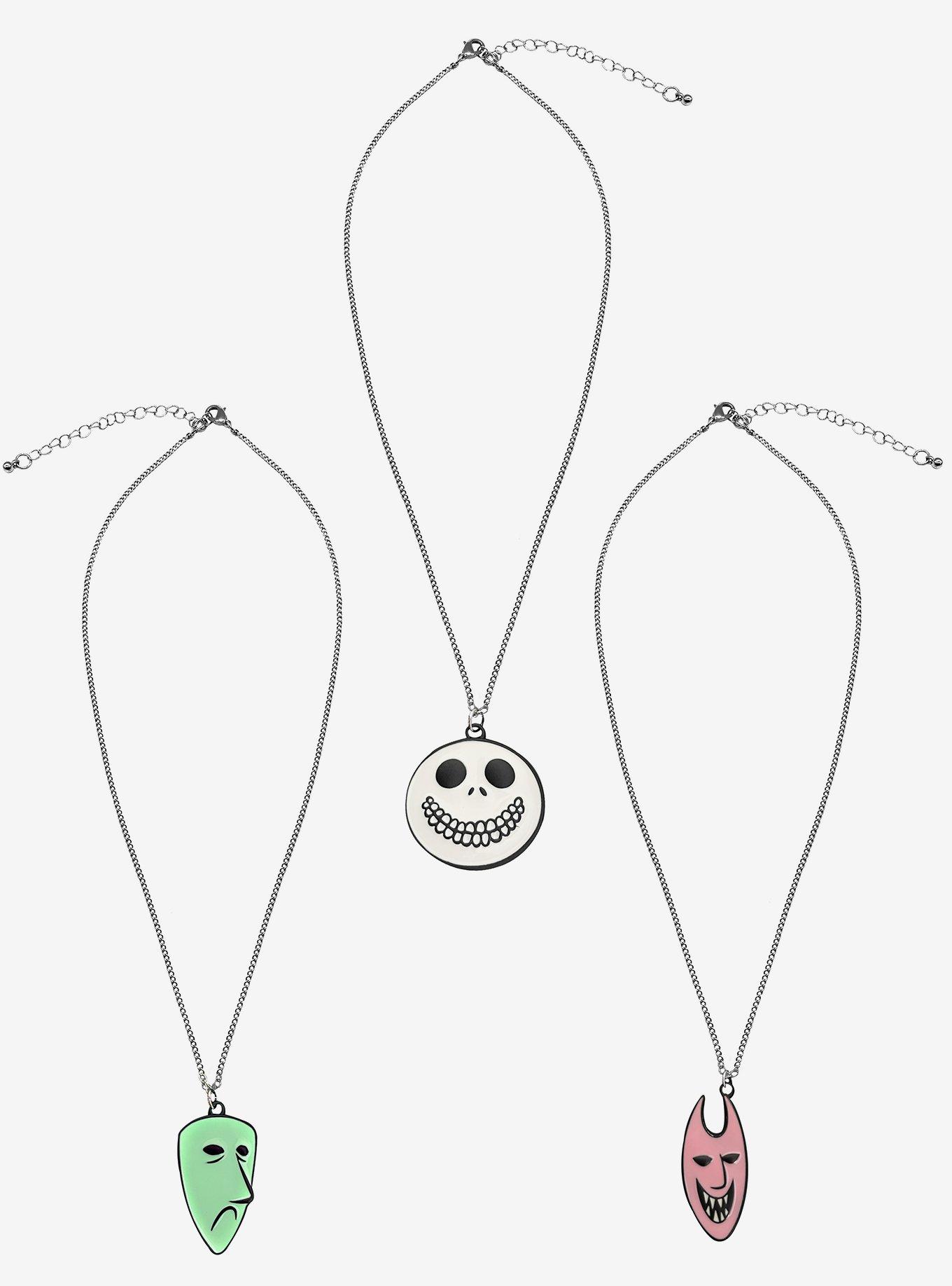 The Nightmare Before Christmas Oogie's Boys Pendant Necklace Set, , alternate