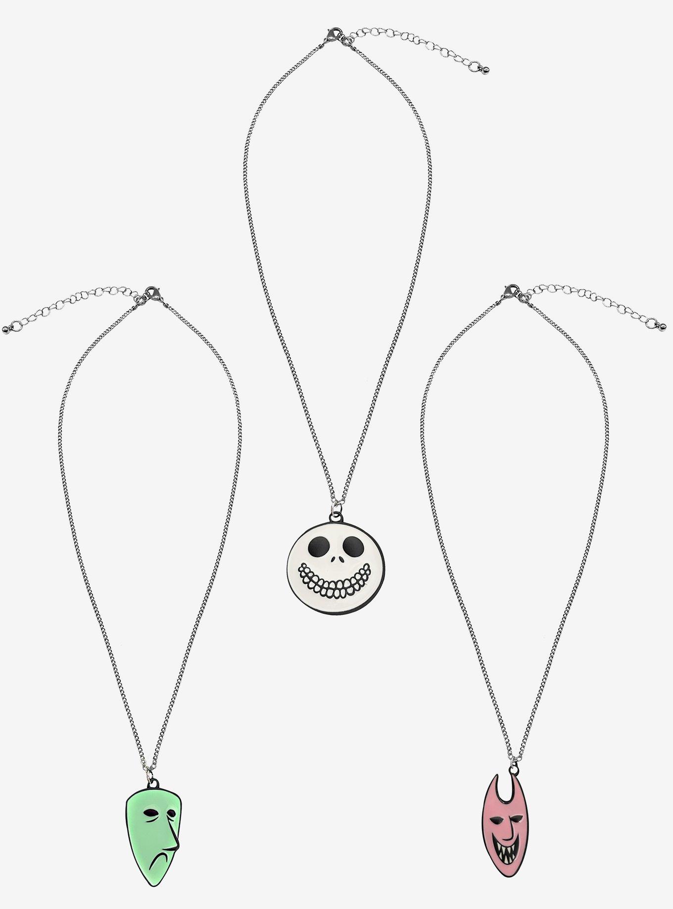 The Nightmare Before Christmas Oogie's Boys Pendant Necklace Set, , hi-res