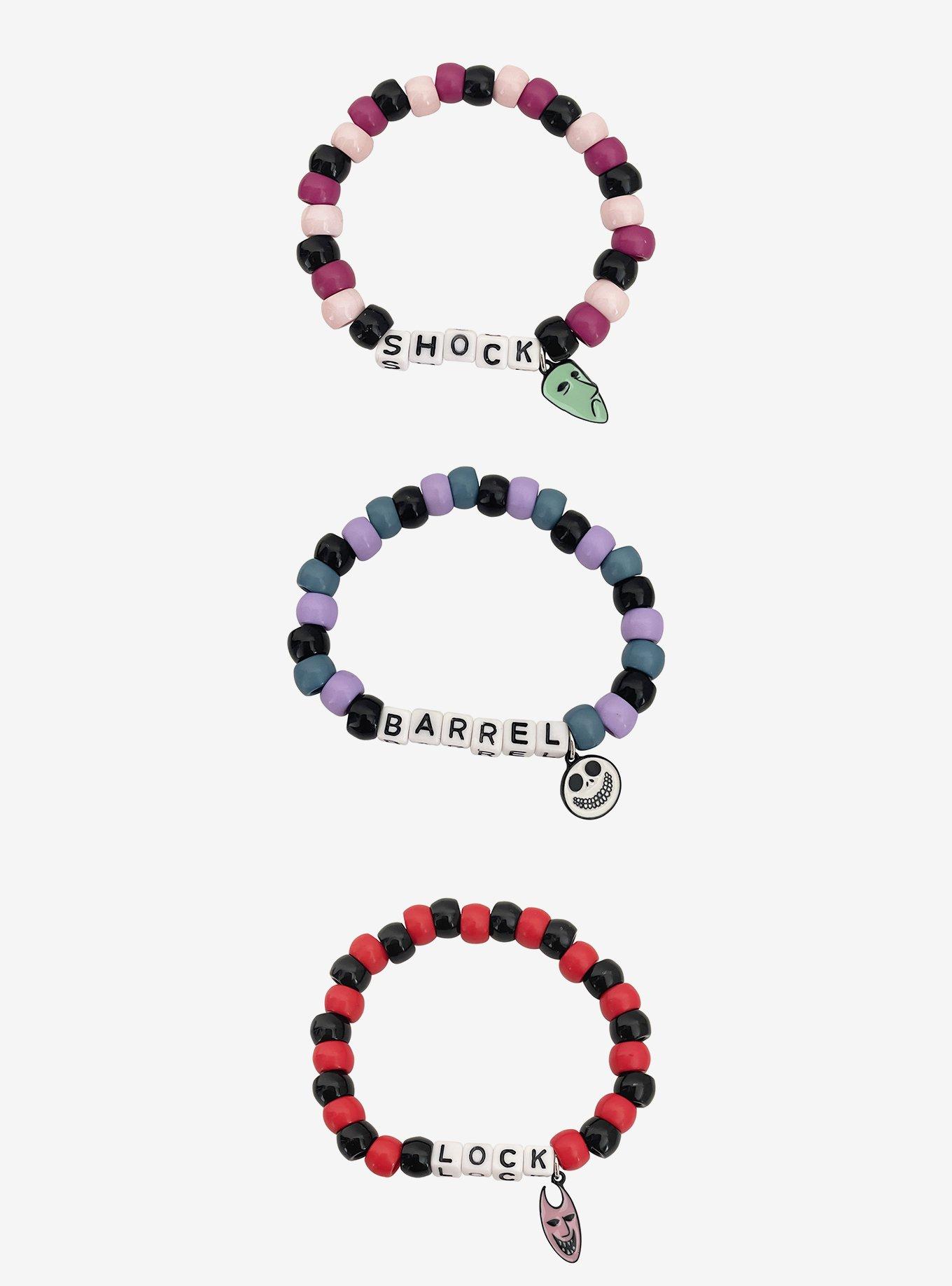 The Nightmare Before Christmas Oogie's Boys Beaded Bracelet Set, , hi-res