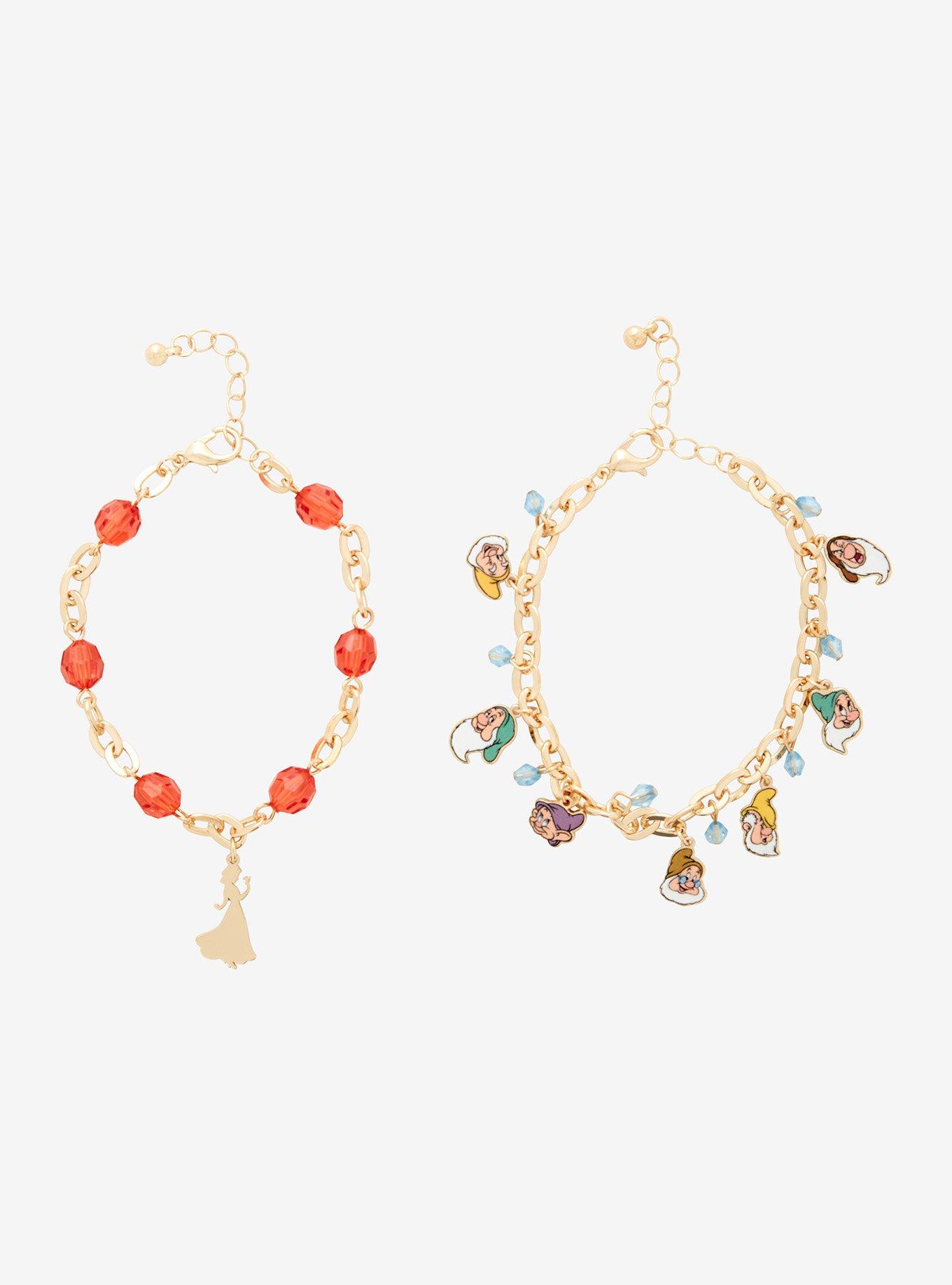 Disney Snow White And The Seven Dwarfs Charm Bracelet Set, , alternate