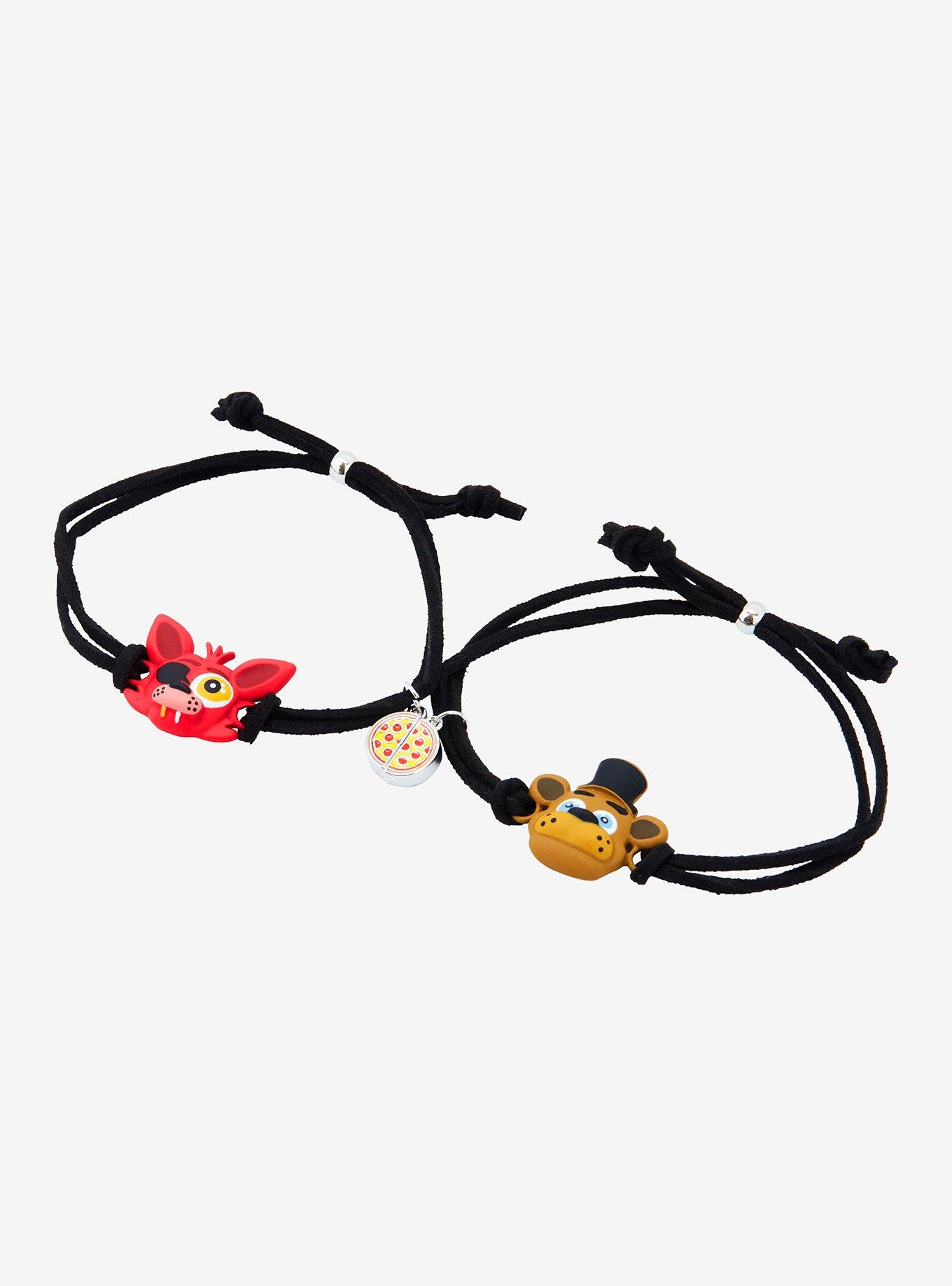 Five Nights At Freddy's Foxy & Freddy Best Friend Cord Bracelet Set, , alternate