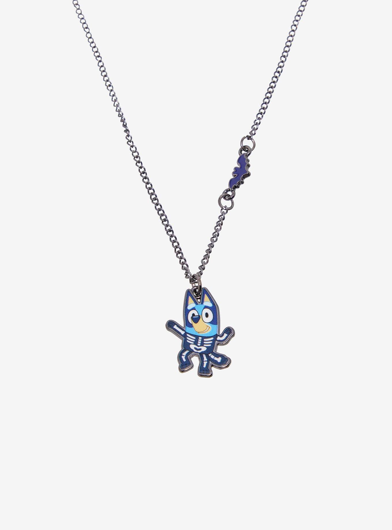 Bluey Bingo Halloween Best Friend Necklace Set