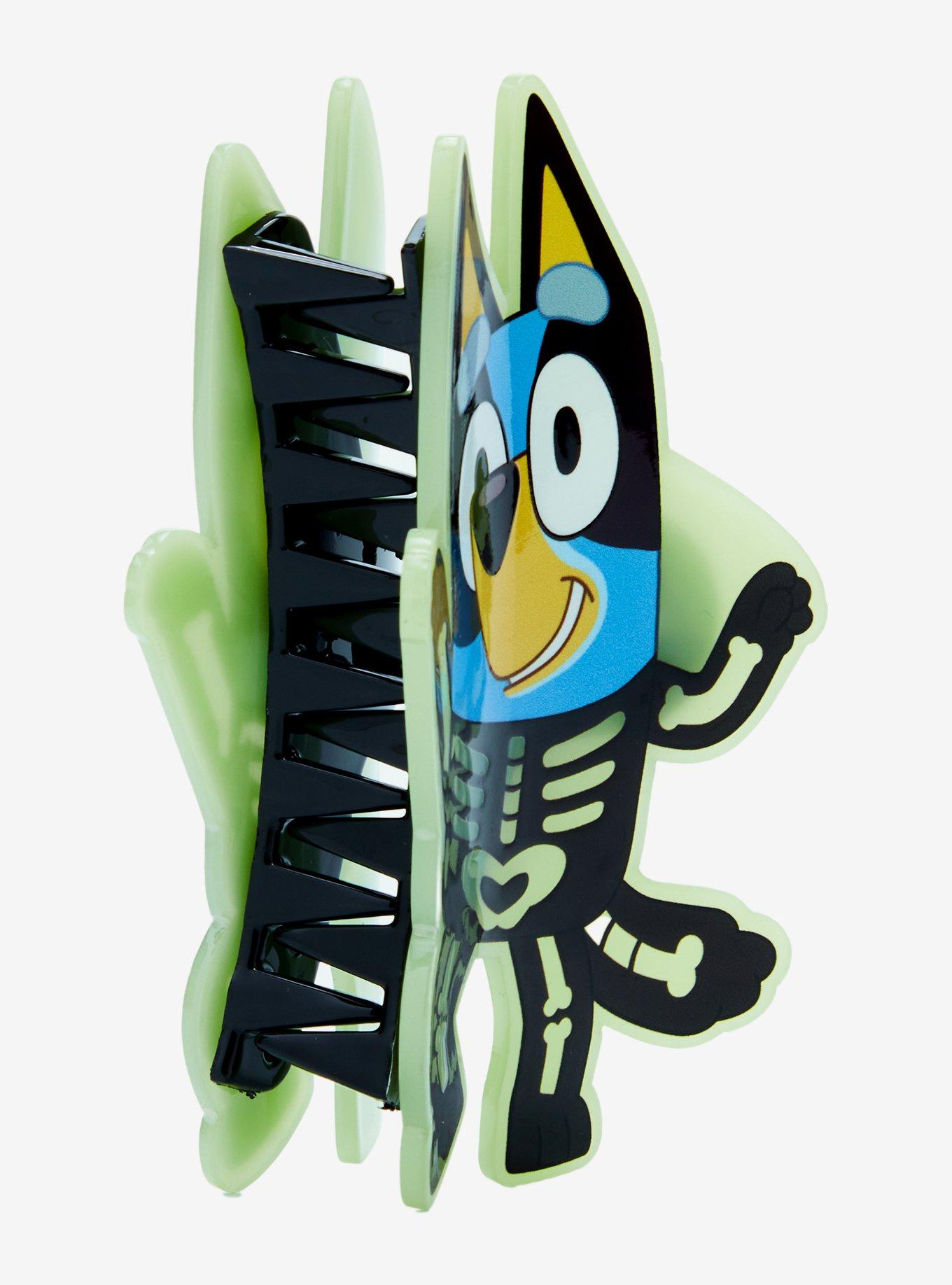Bluey Skeleton Costume Glow-In-The-Dark Claw Hair Clip, , alternate
