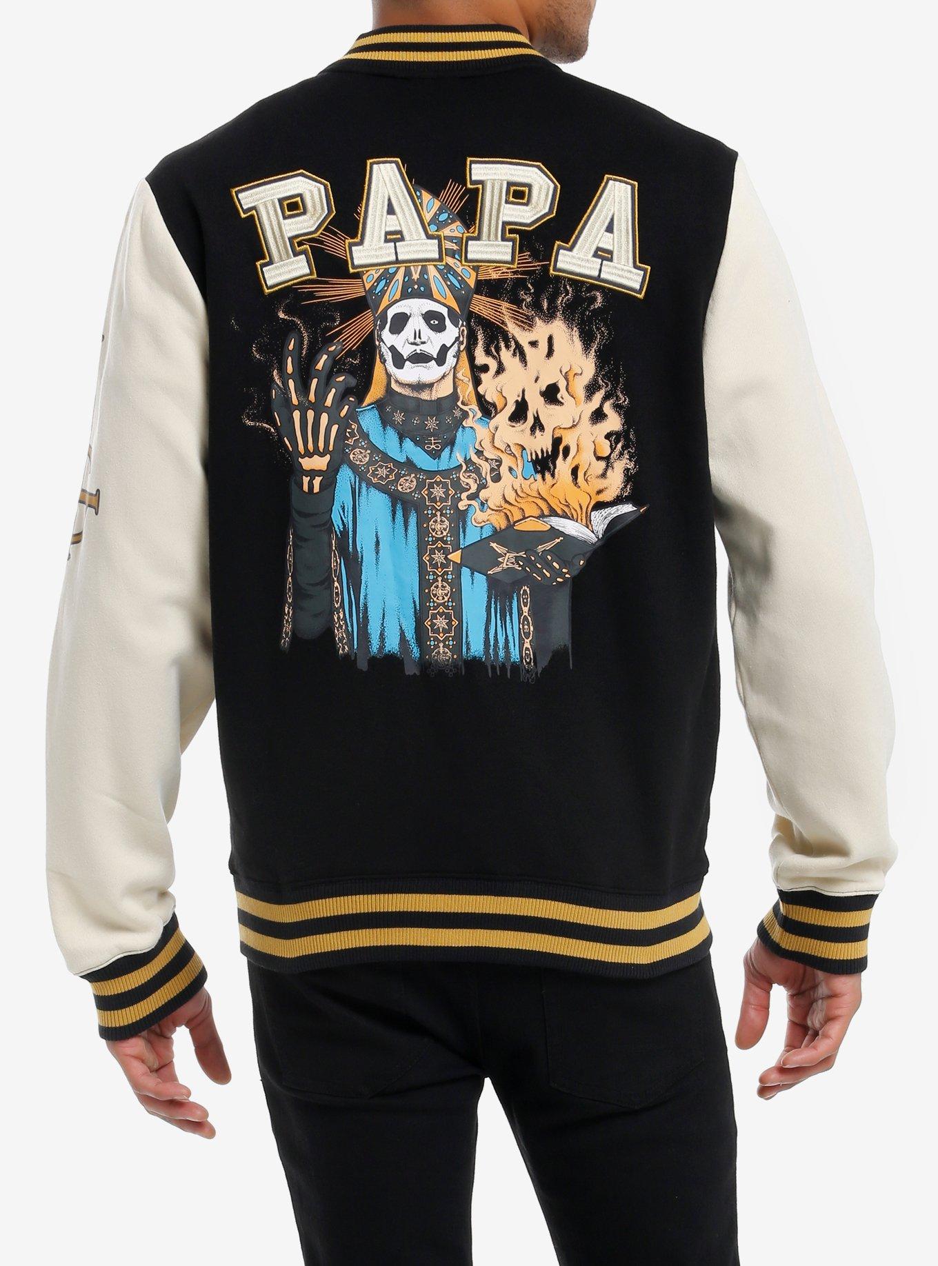 Ghost Logos Varsity Jacket, MULTI, alternate