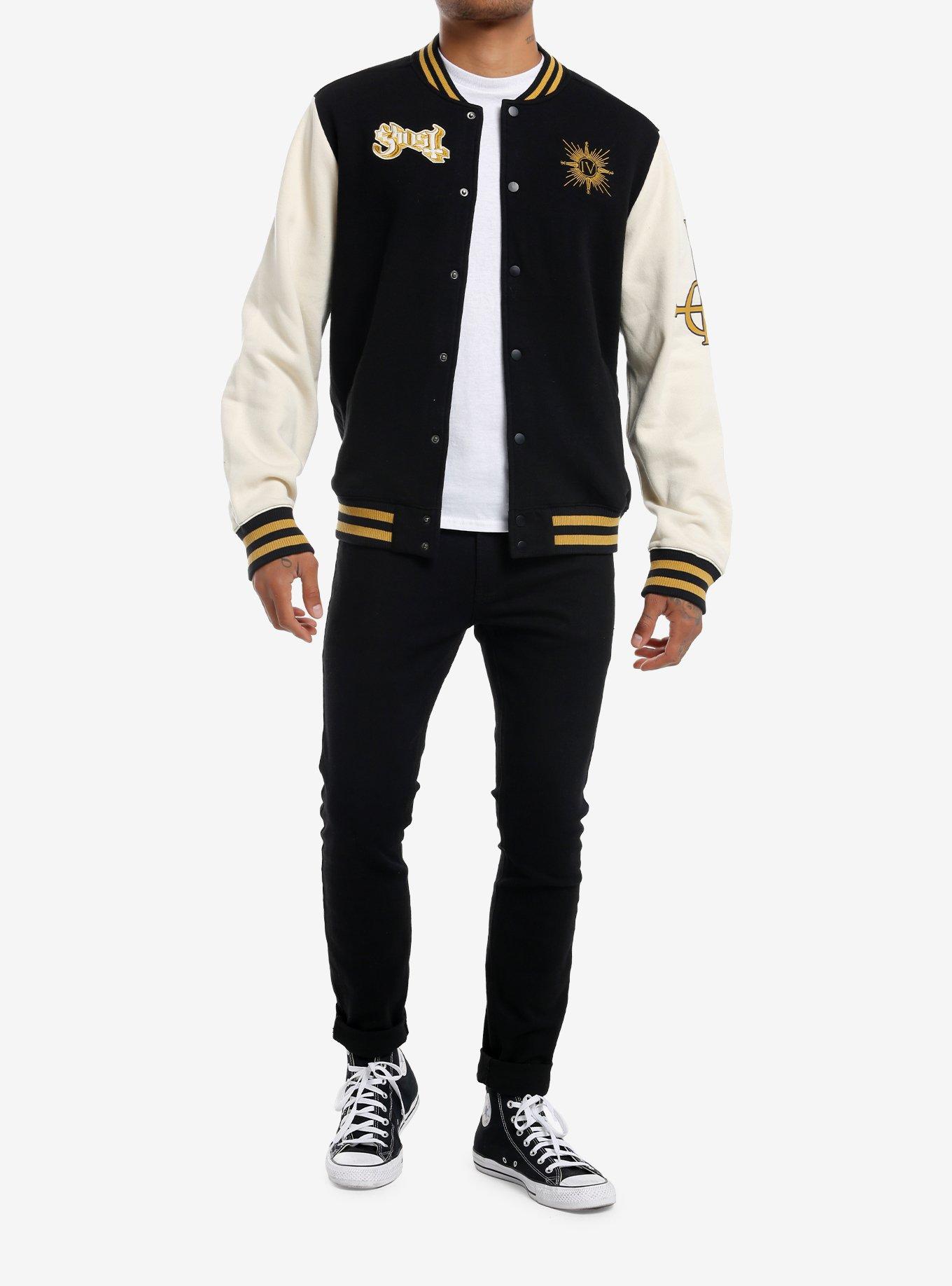 Ghost Logos Varsity Jacket, MULTI, alternate