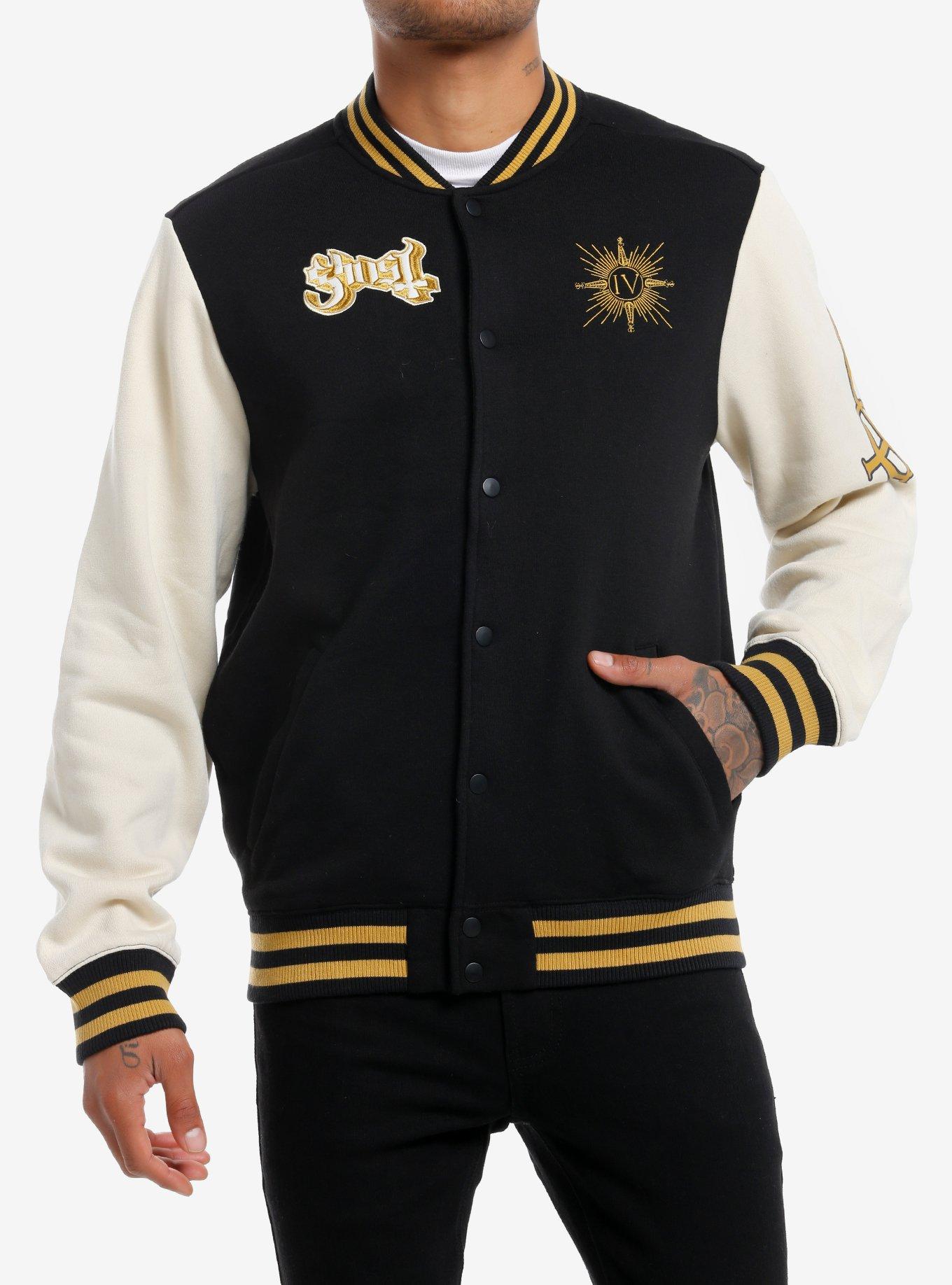 Shop Ghost Logos Varsity Jacket