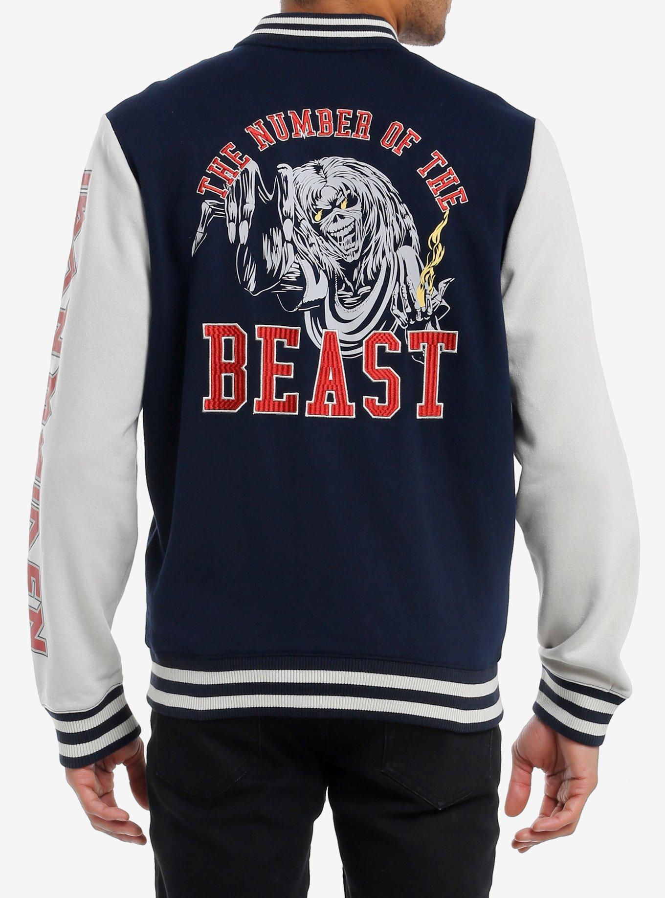 Iron Maiden Number Of The Beast Varsity Jacket