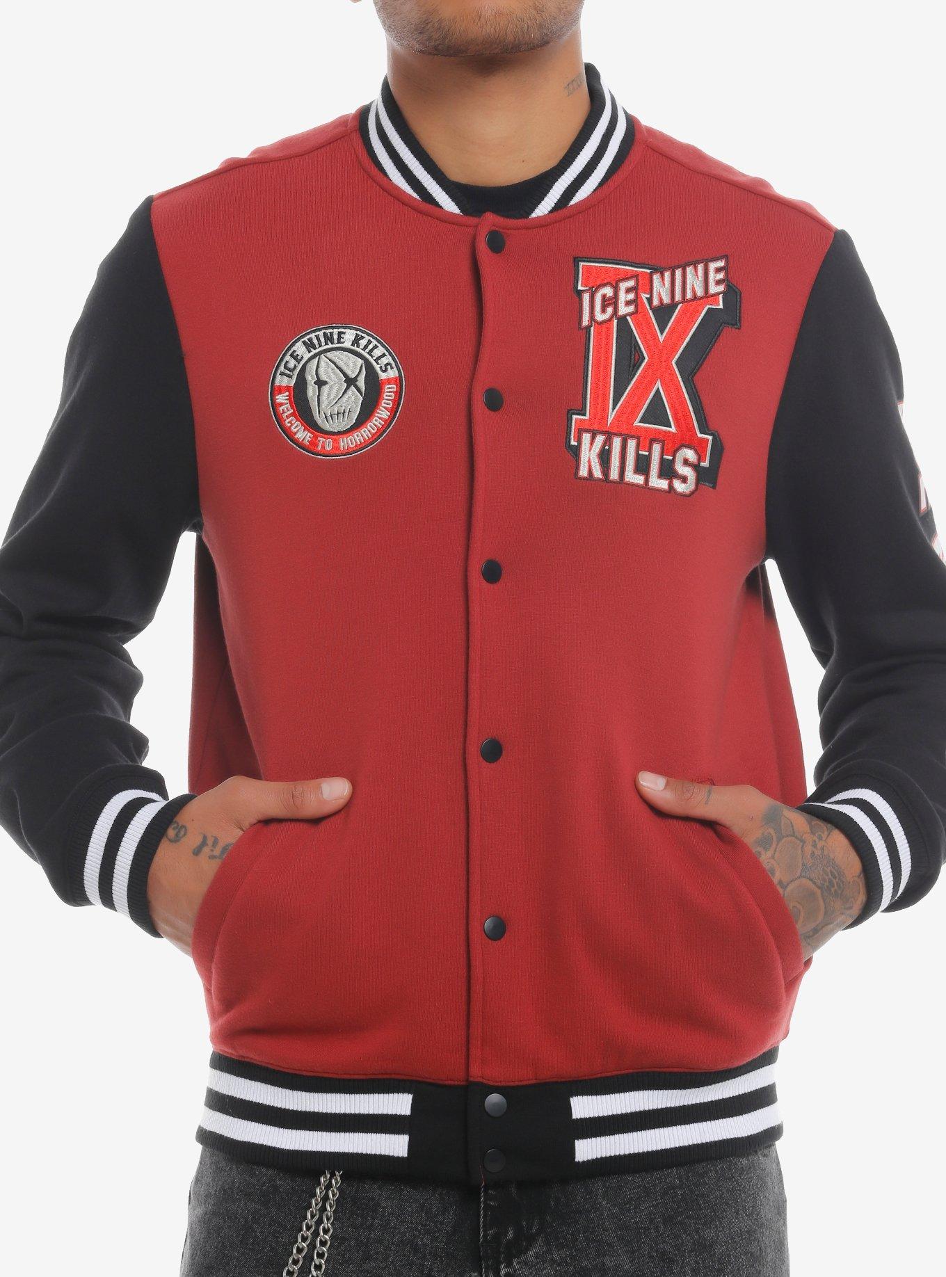 Shop Motionless In White Logos Varsity Jacket