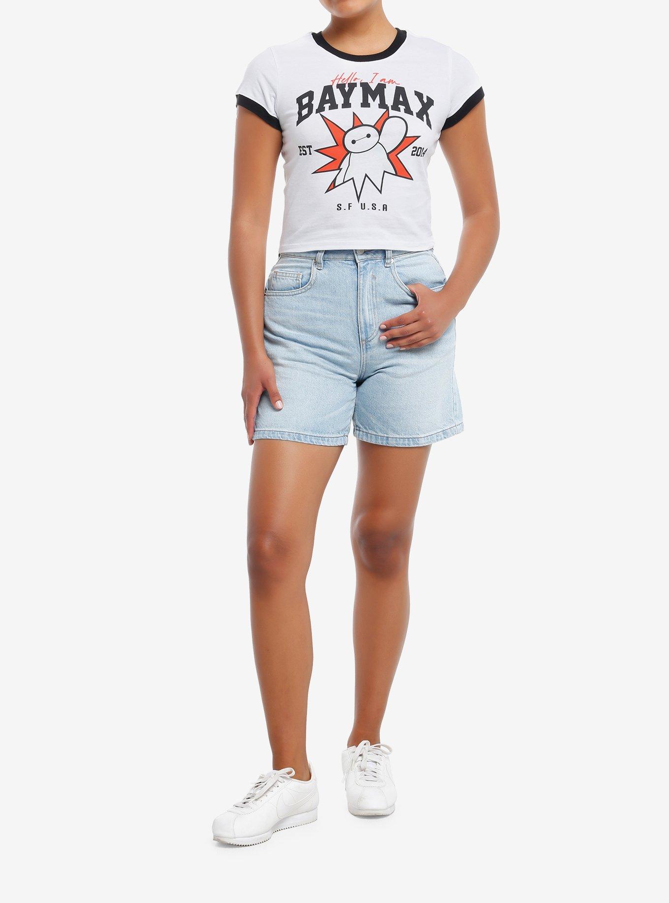 Disney Big Hero 6 Baymax Ringer Girls Baby T-Shirt, , hi-res