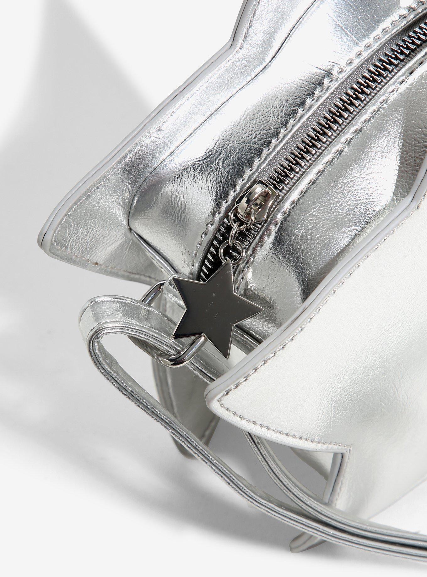 Silver Star Figural Crossbody Bag, , alternate