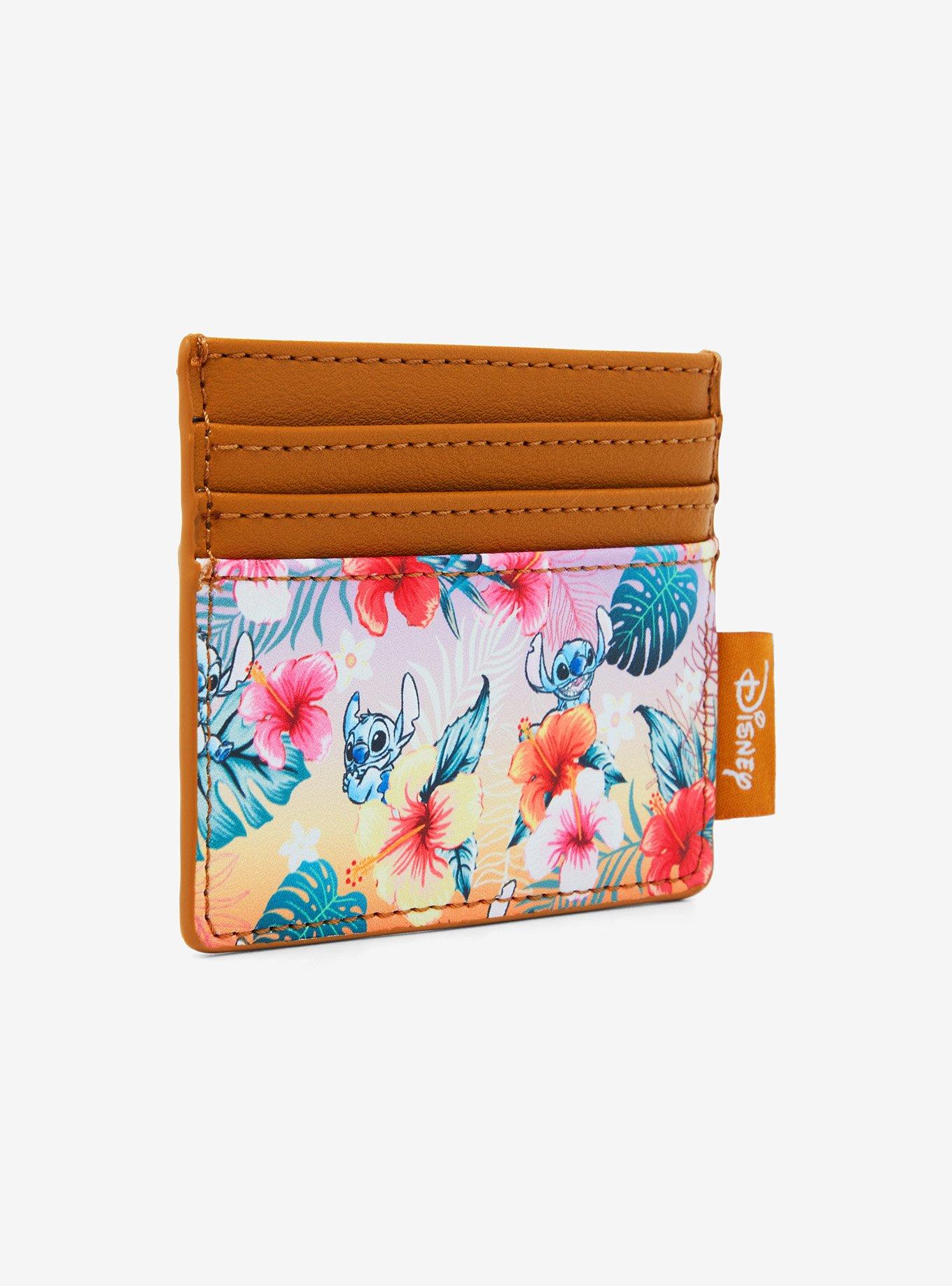 Loungefly Disney Stitch Tropical Flowers Cardholder, , hi-res