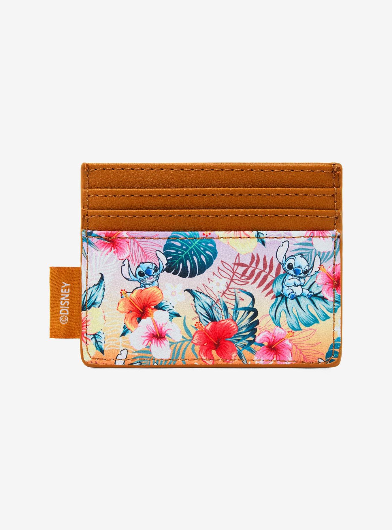 Loungefly Disney Stitch Tropical Flowers Cardholder, , alternate