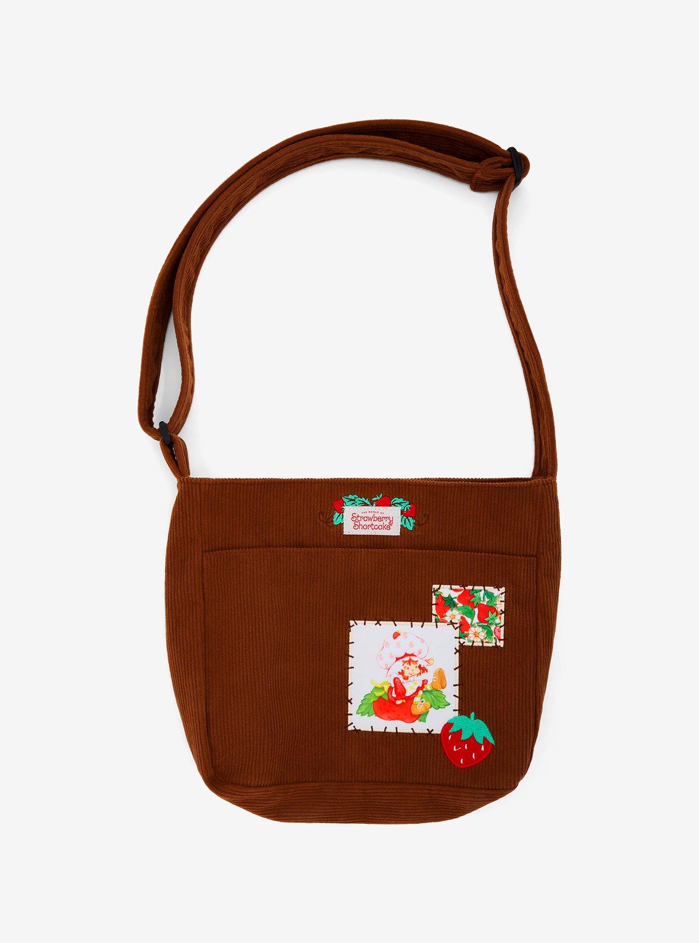 Strawberry Shortcake Patches Corduroy Messenger Bag, , hi-res